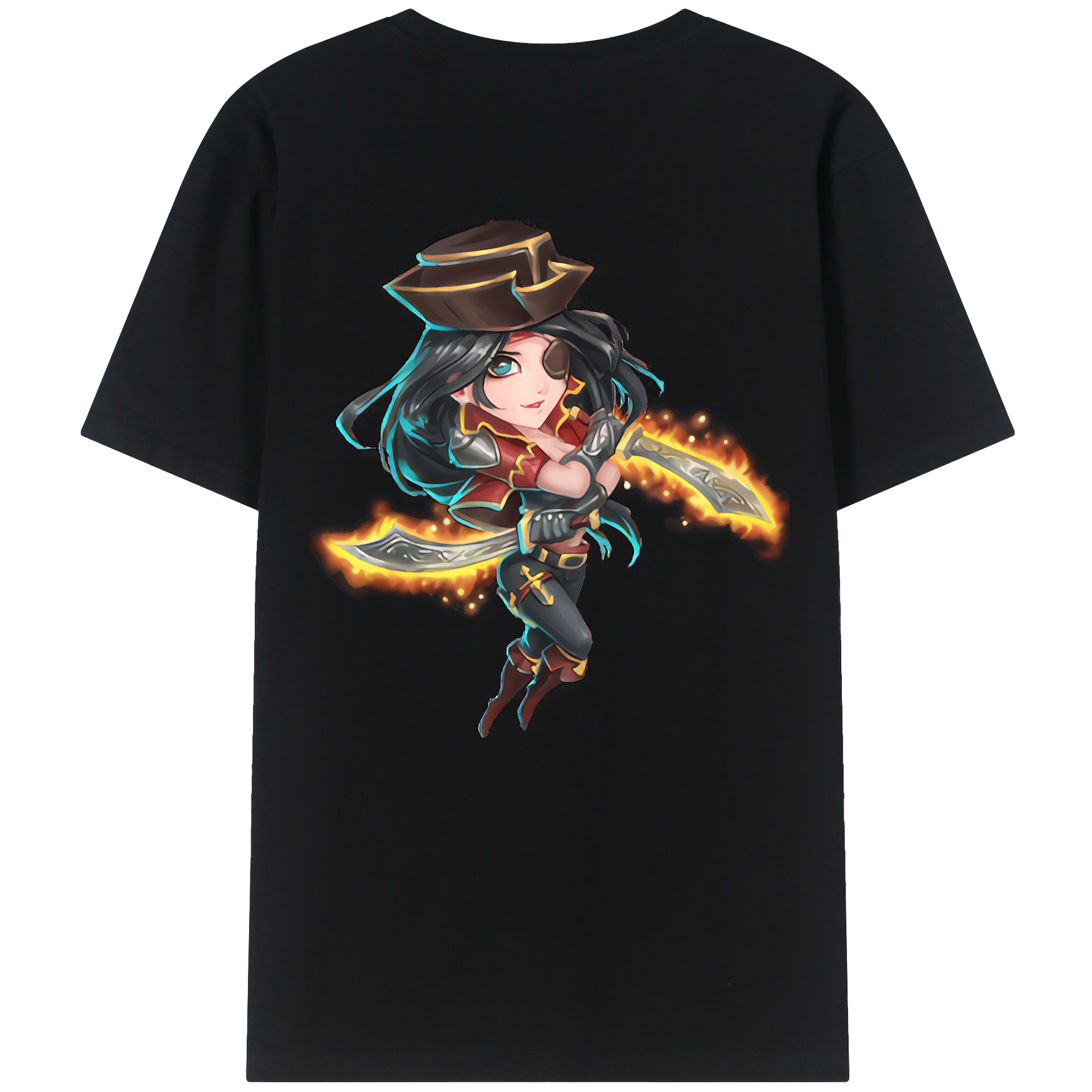 リーグ・オブ・レジェンド League of Legends LOL 綿100％半袖Tシャツ（背面プリント）