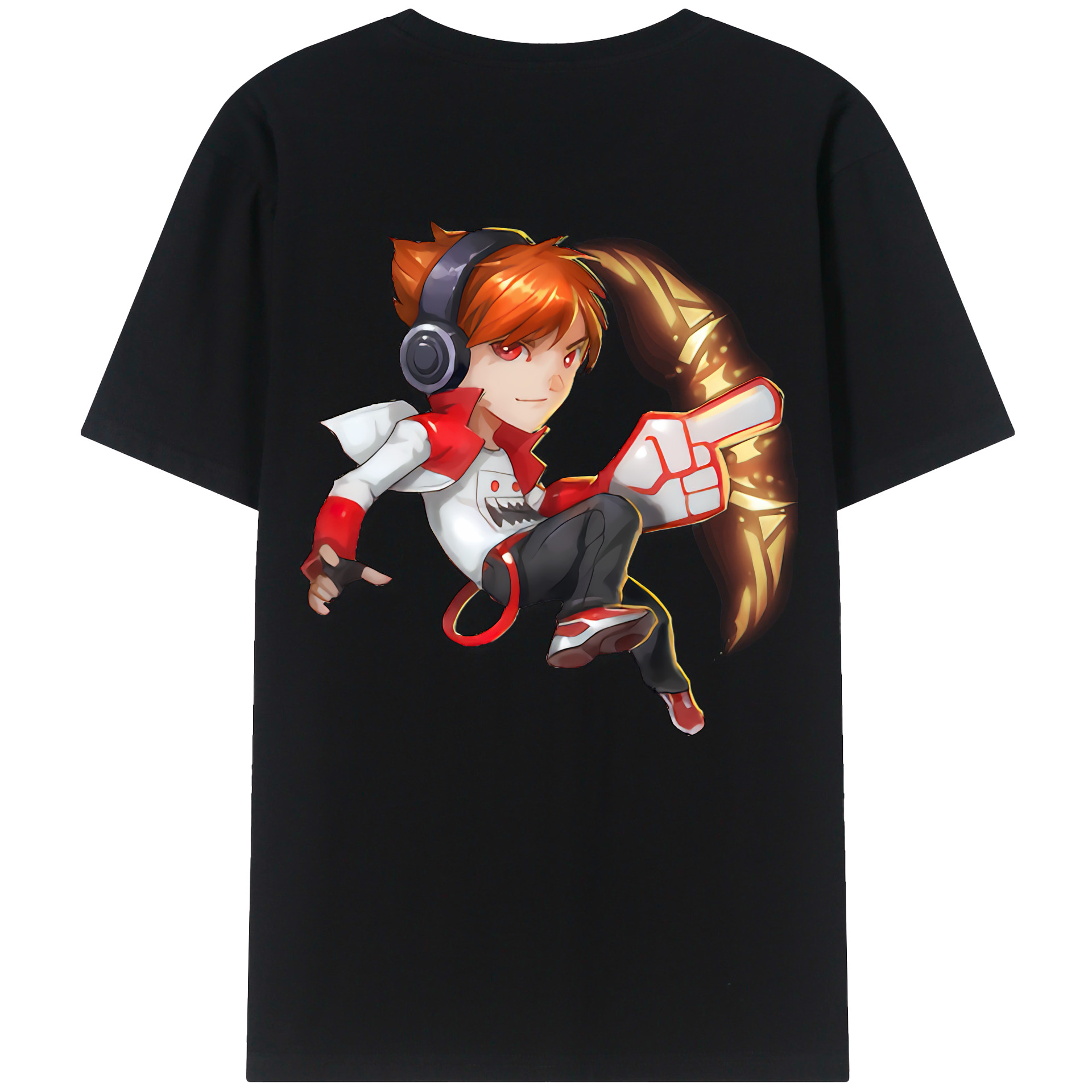 リーグ・オブ・レジェンド League of Legends LOL 綿100％半袖Tシャツ（背面プリント）