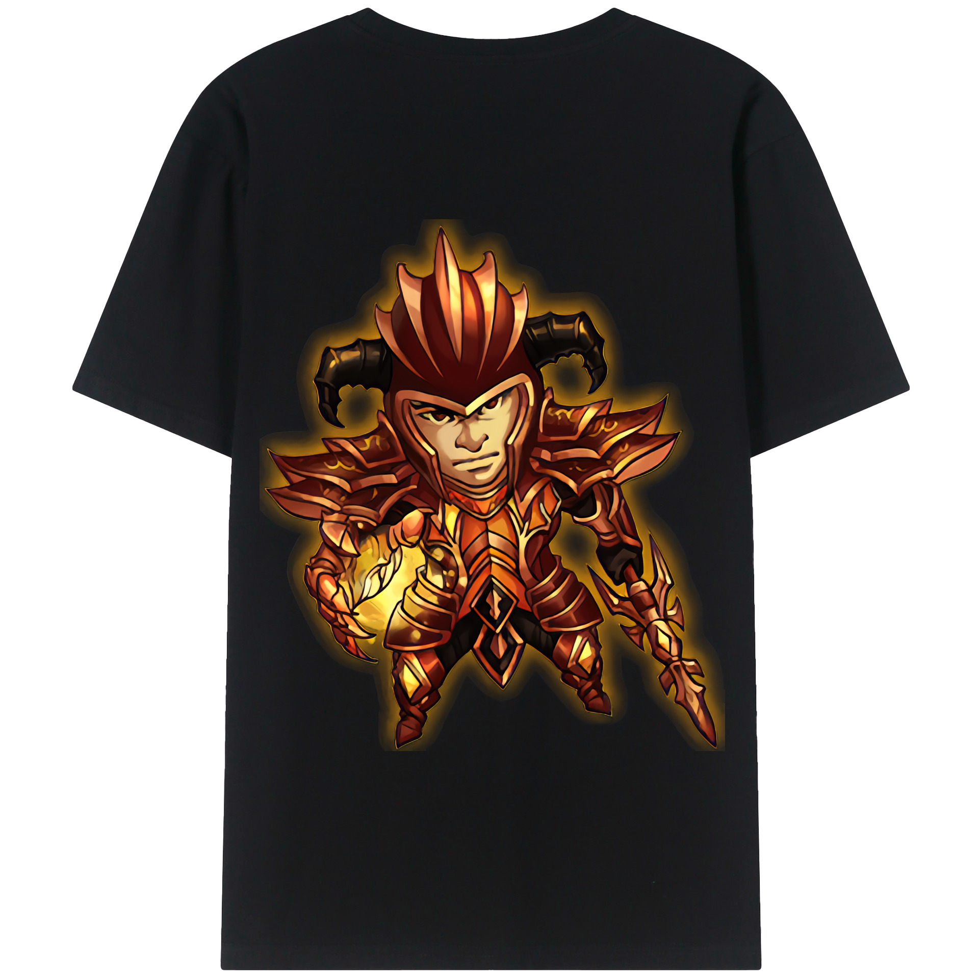 リーグ・オブ・レジェンド League of Legends LOL 綿100％半袖Tシャツ（背面プリント）