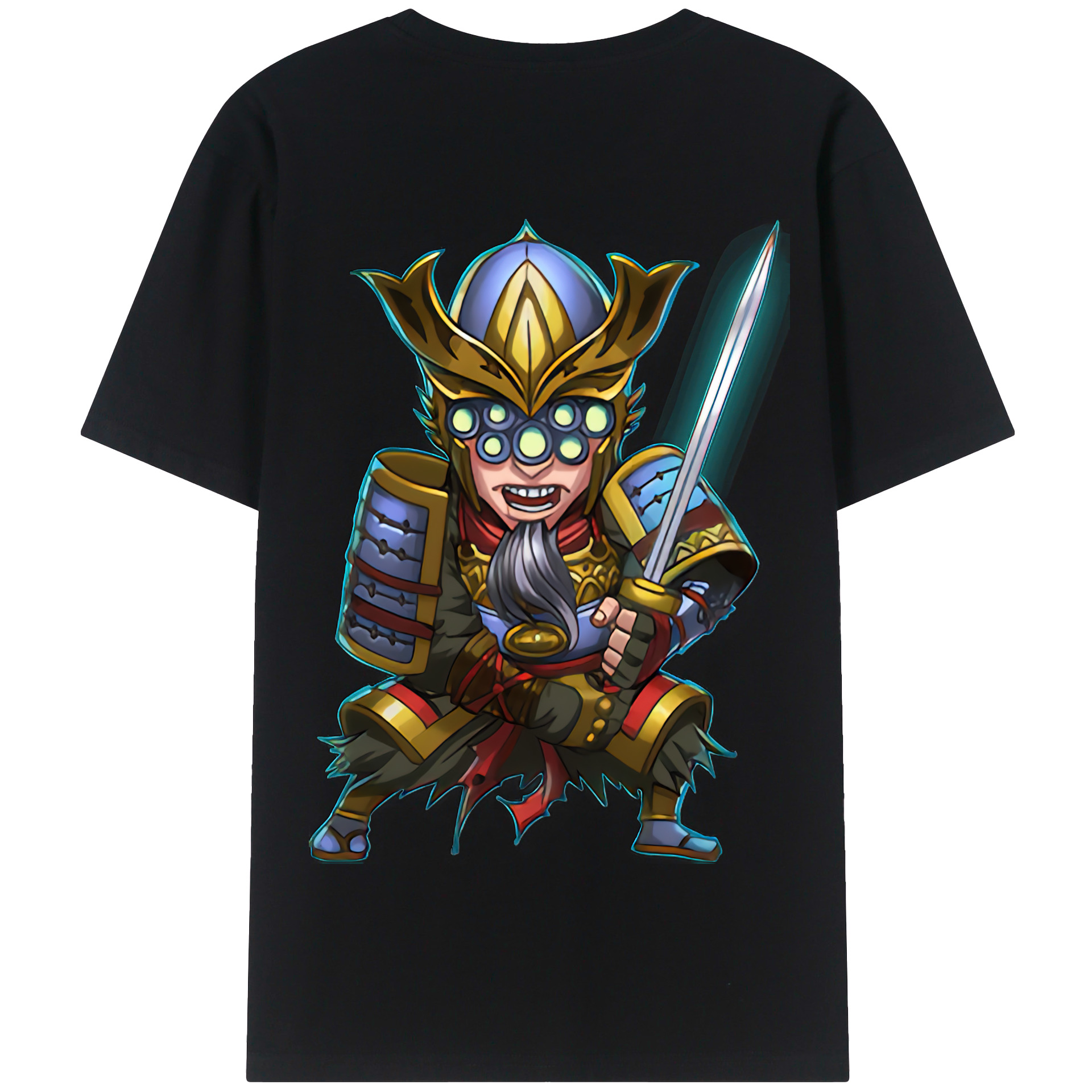 リーグ・オブ・レジェンド League of Legends LOL 綿100％半袖Tシャツ（背面プリント）