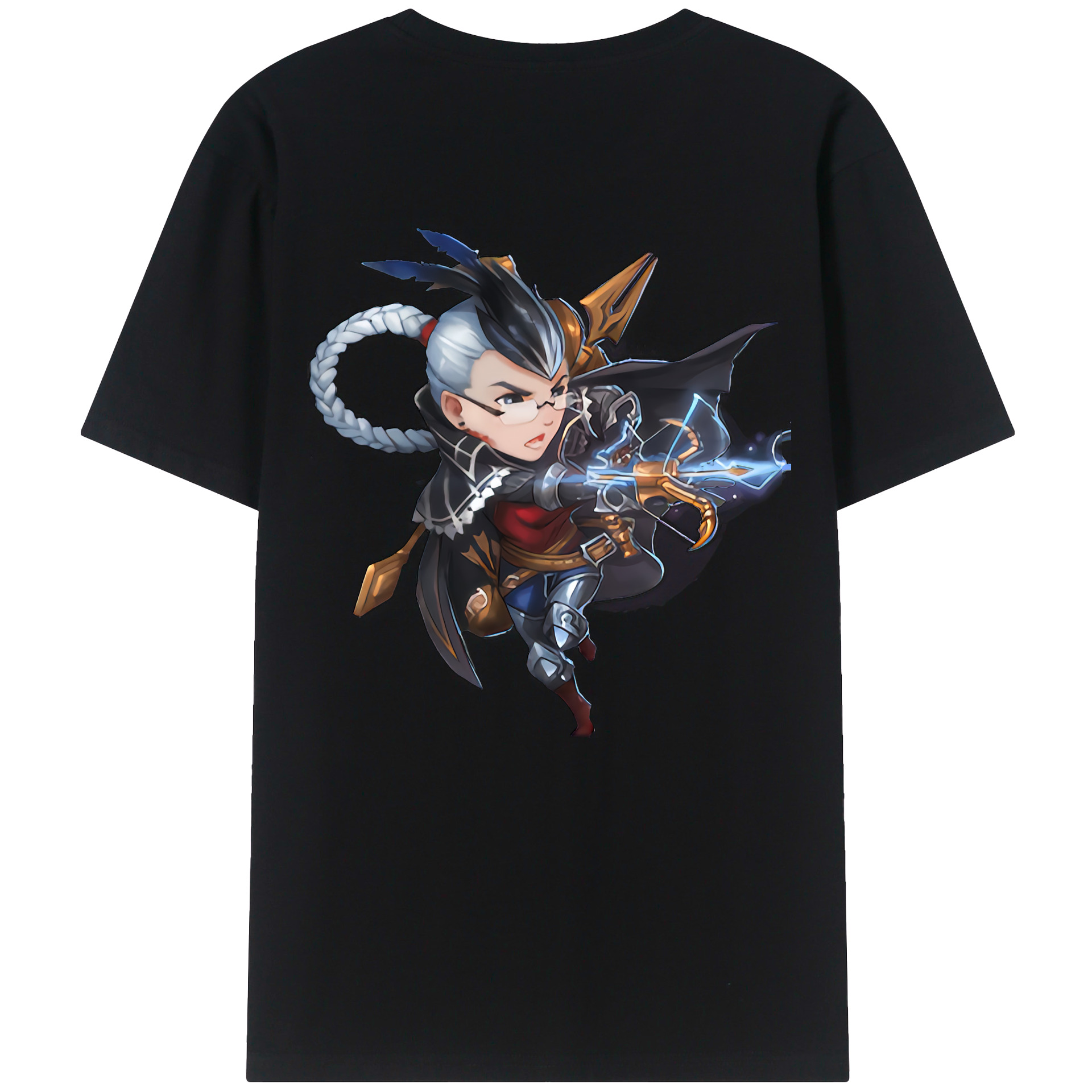 リーグ・オブ・レジェンド League of Legends LOL 綿100％半袖Tシャツ（背面プリント）