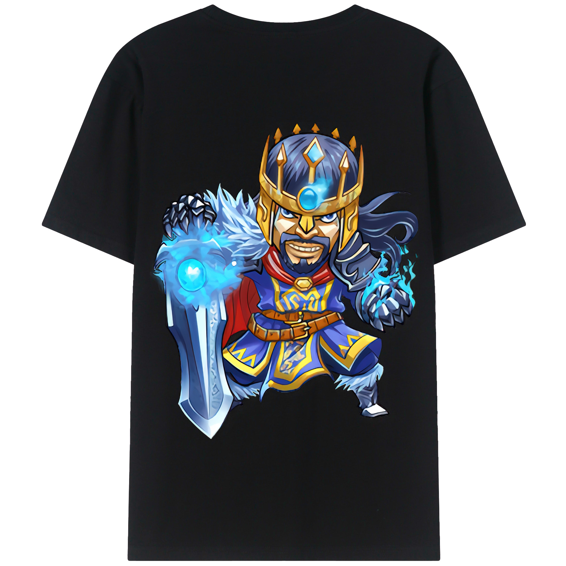 リーグ・オブ・レジェンド League of Legends LOL 綿100％半袖Tシャツ（背面プリント）