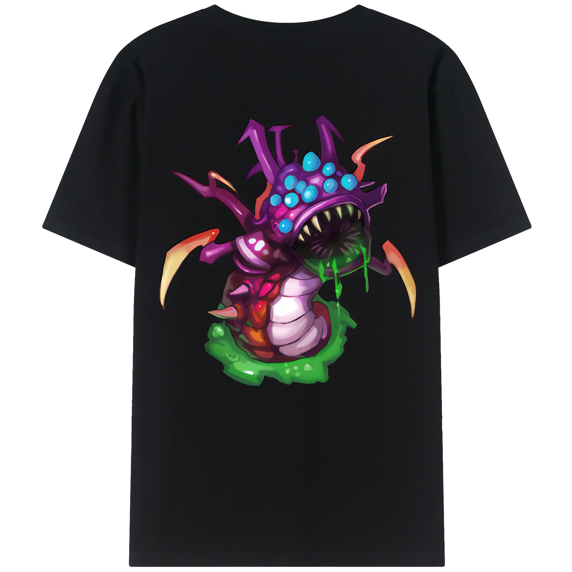 リーグ・オブ・レジェンド League of Legends LOL 綿100％半袖Tシャツ（背面プリント）