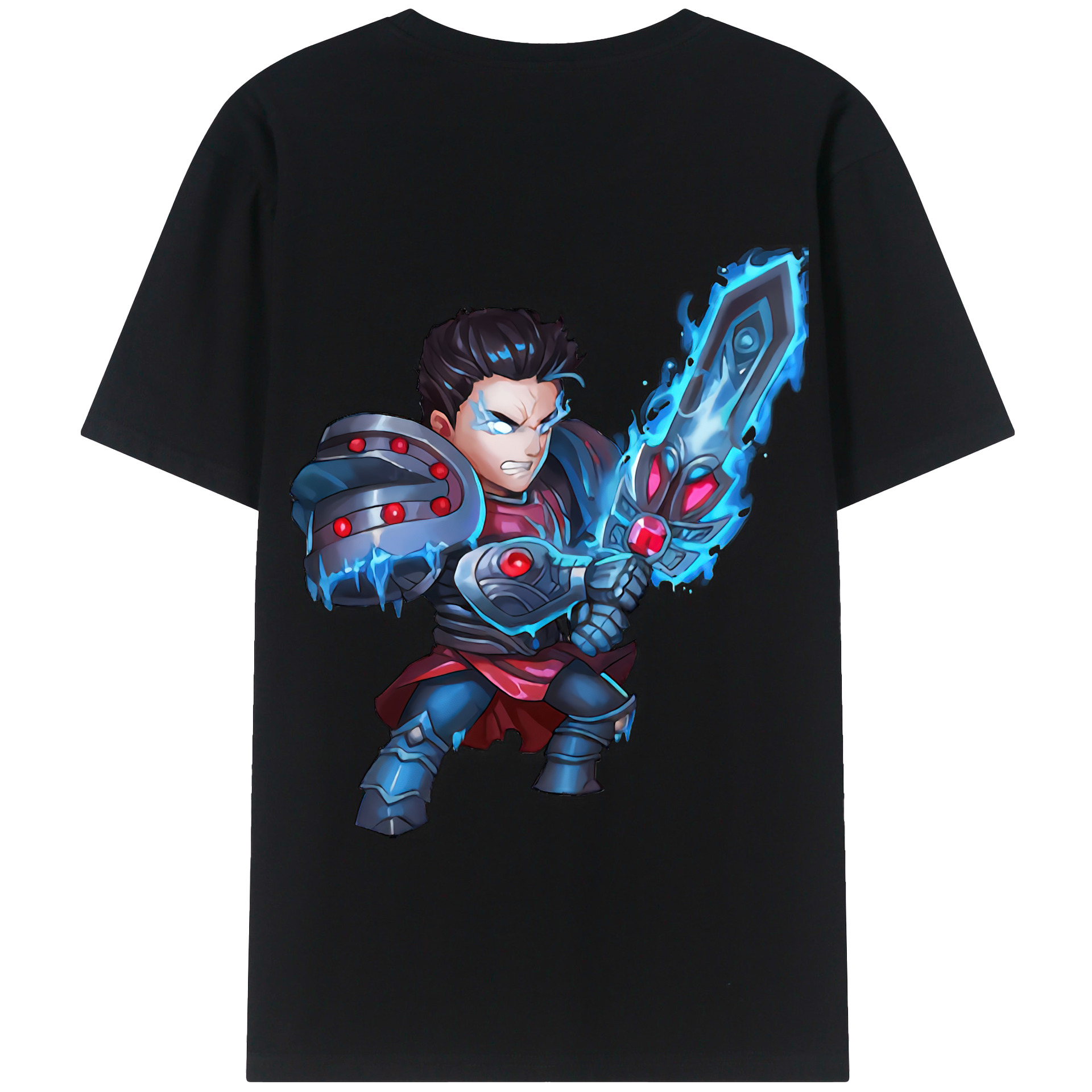 リーグ・オブ・レジェンド League of Legends LOL 綿100％半袖Tシャツ（背面プリント）