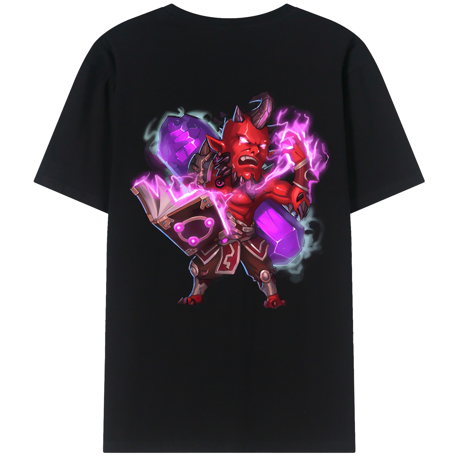 リーグ・オブ・レジェンド League of Legends LOL 綿100％半袖Tシャツ（背面プリント）