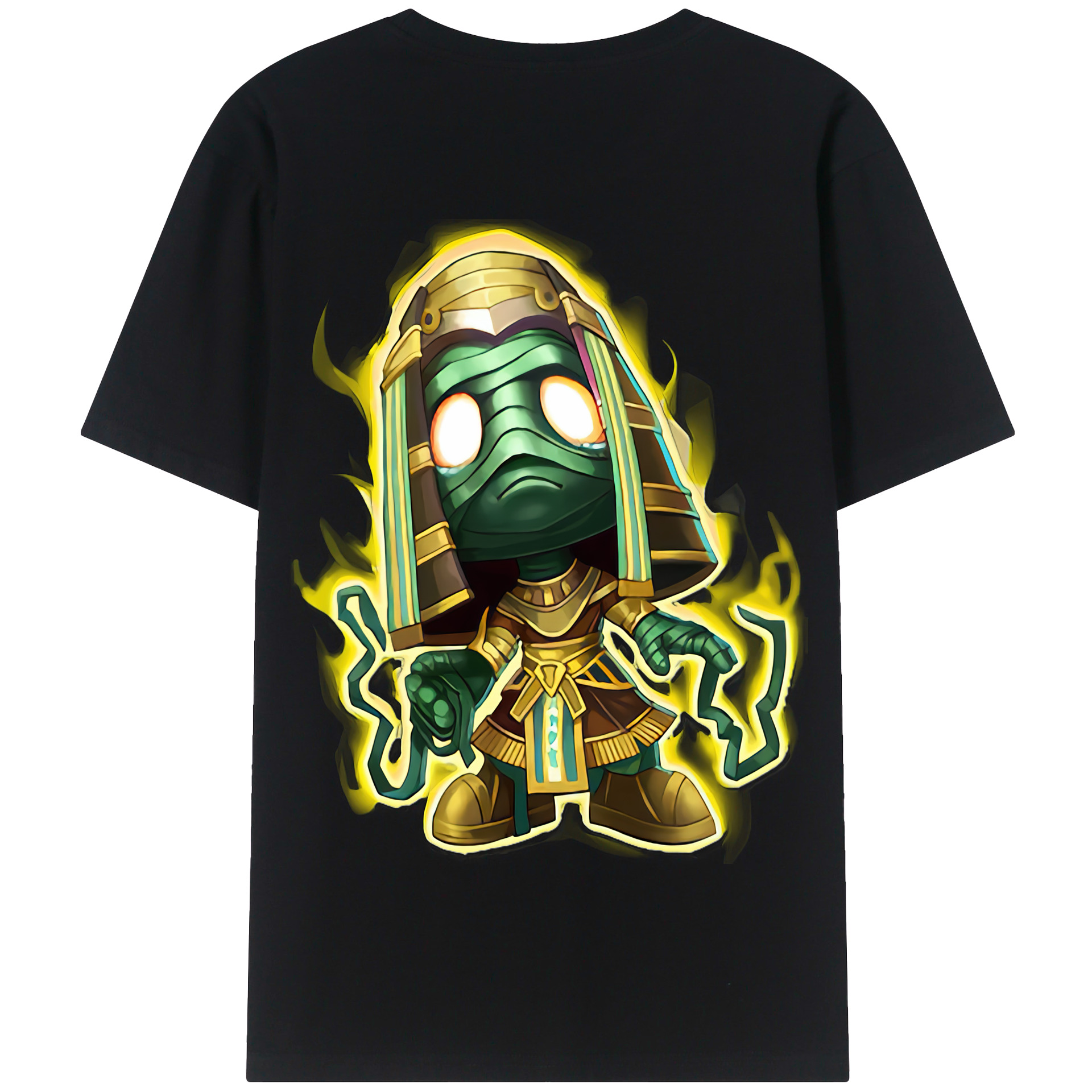 リーグ・オブ・レジェンド League of Legends LOL 綿100％半袖Tシャツ（背面プリント）