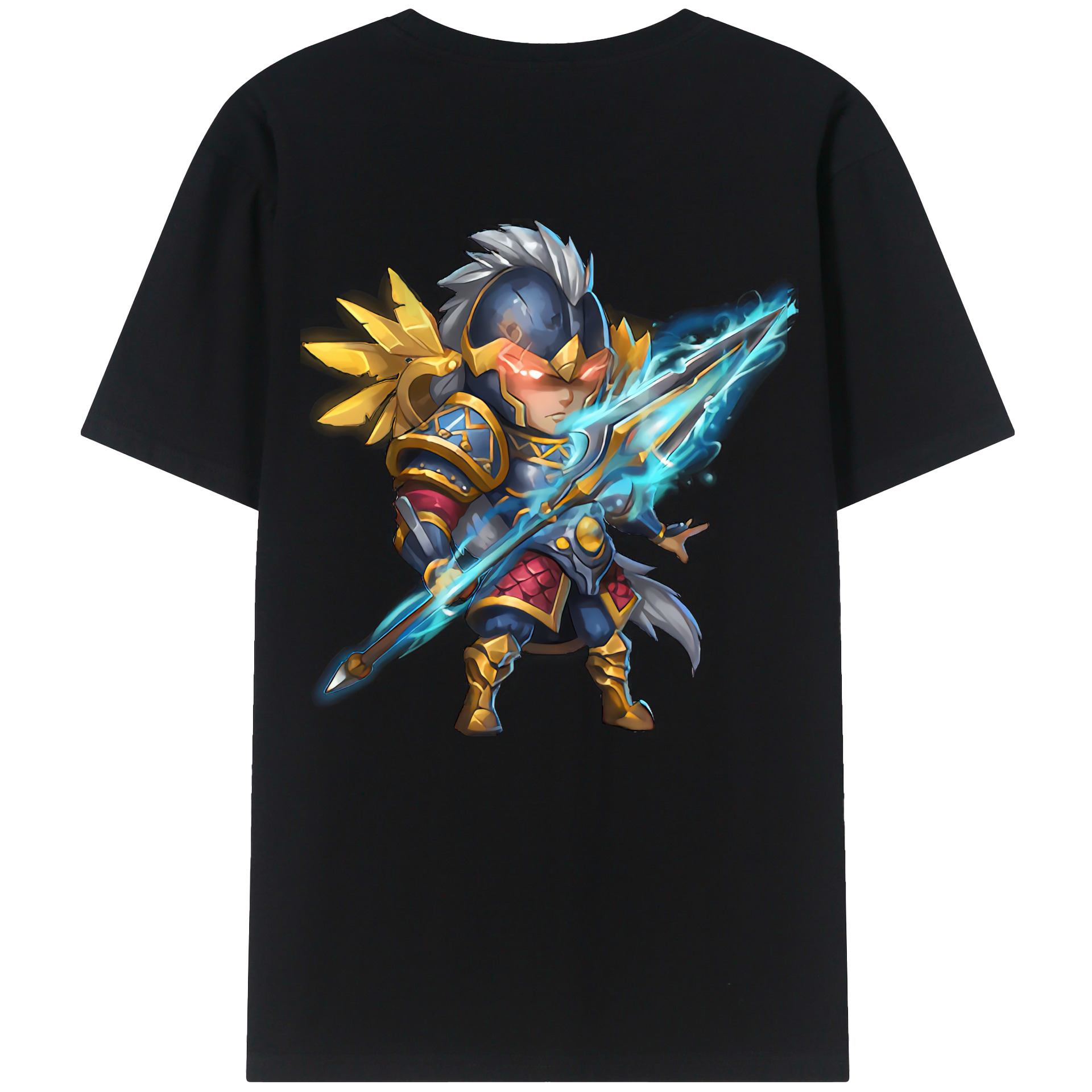 リーグ・オブ・レジェンド League of Legends LOL 綿100％半袖Tシャツ（背面プリント）
