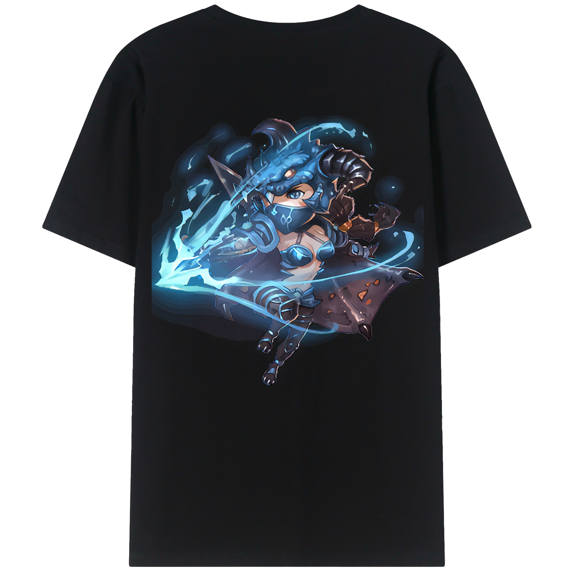 リーグ・オブ・レジェンド League of Legends LOL 綿100％半袖Tシャツ（背面プリント）