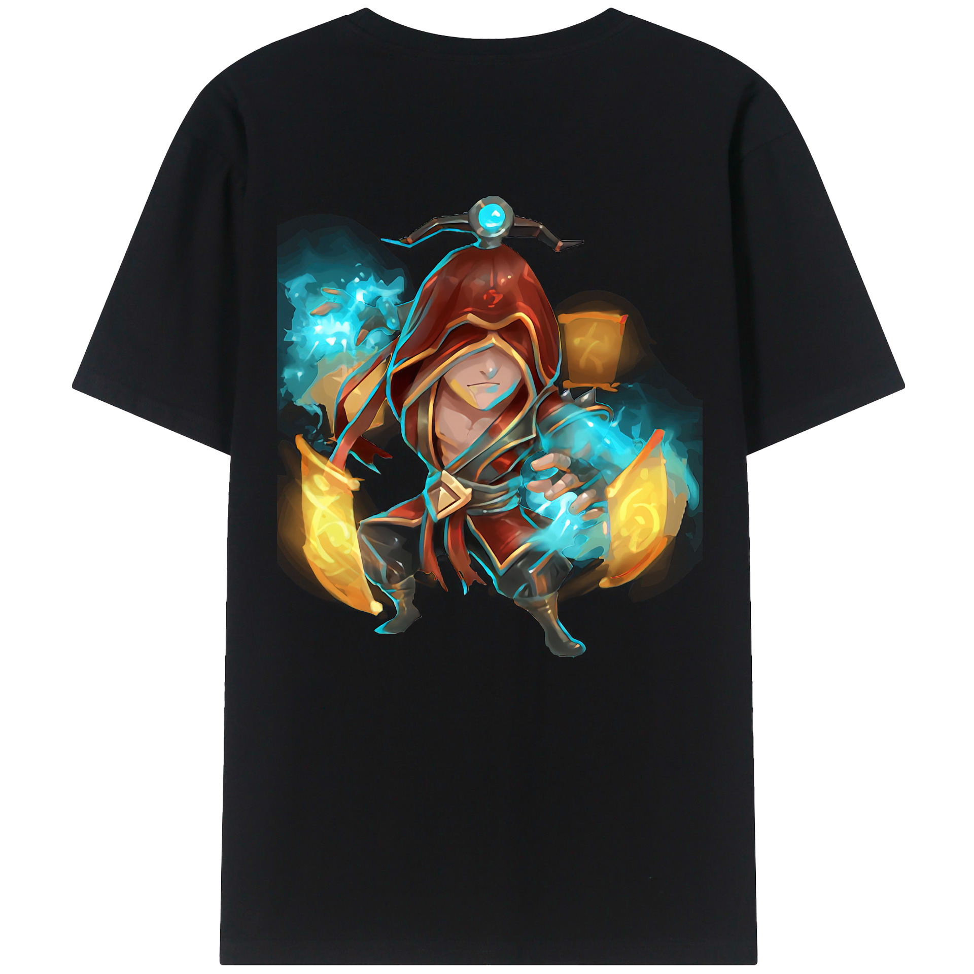 リーグ・オブ・レジェンド League of Legends LOL 綿100％半袖Tシャツ（背面プリント）