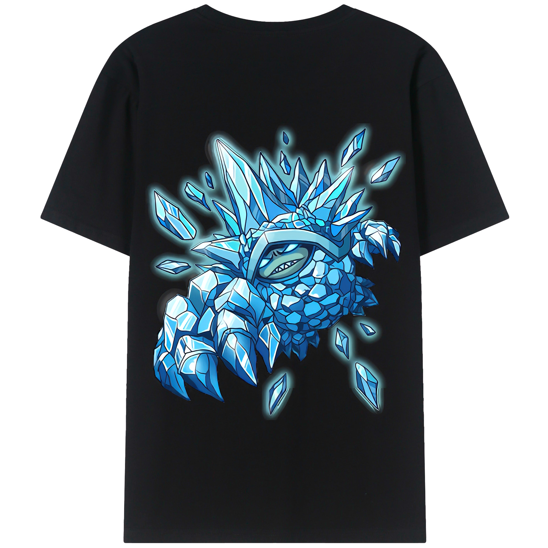 （画像用） リーグ・オブ・レジェンド League of Legends LOL 綿100％半袖Tシャツ（背面プリント）