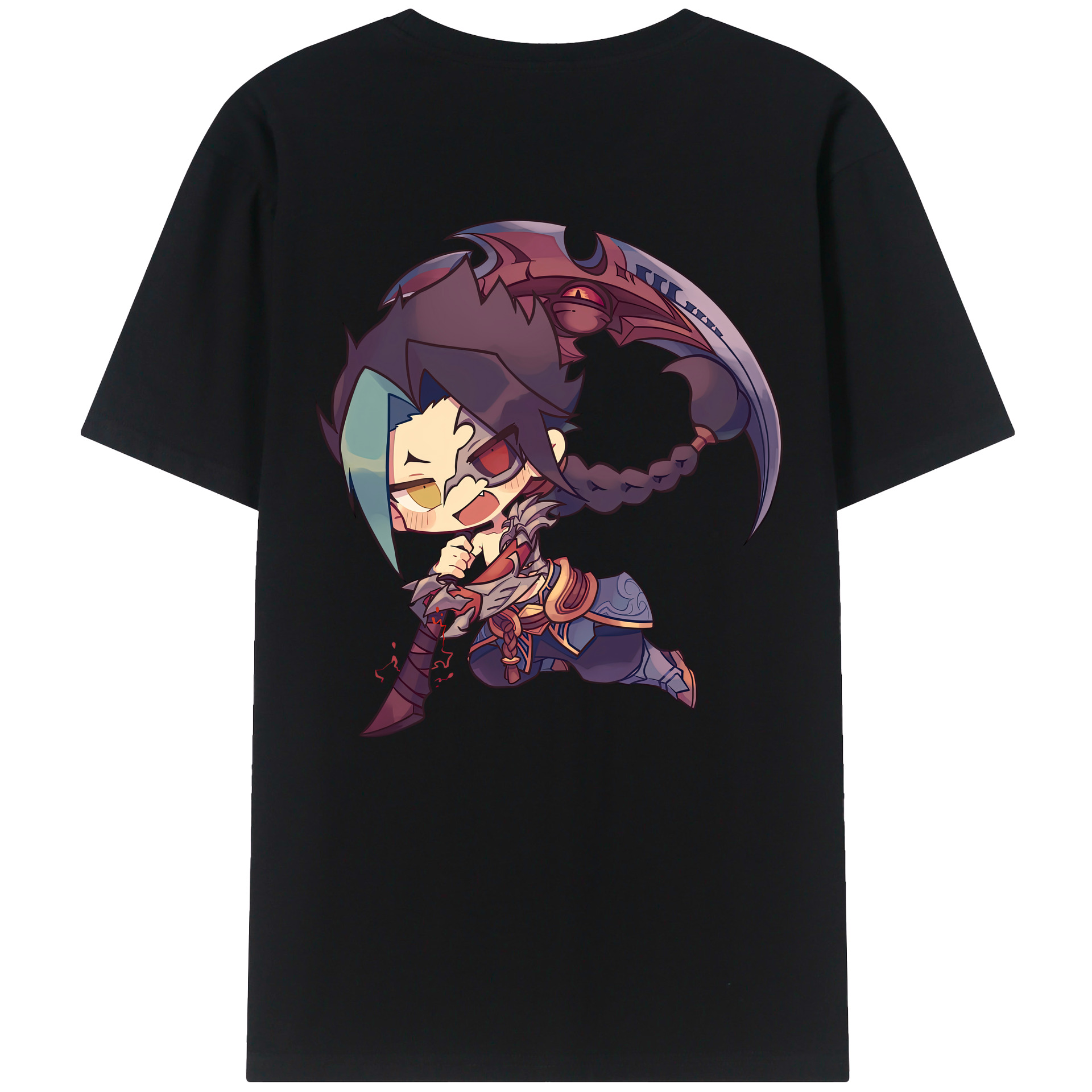 リーグ・オブ・レジェンド League of Legends LOL 綿100％半袖Tシャツ（背面プリント）