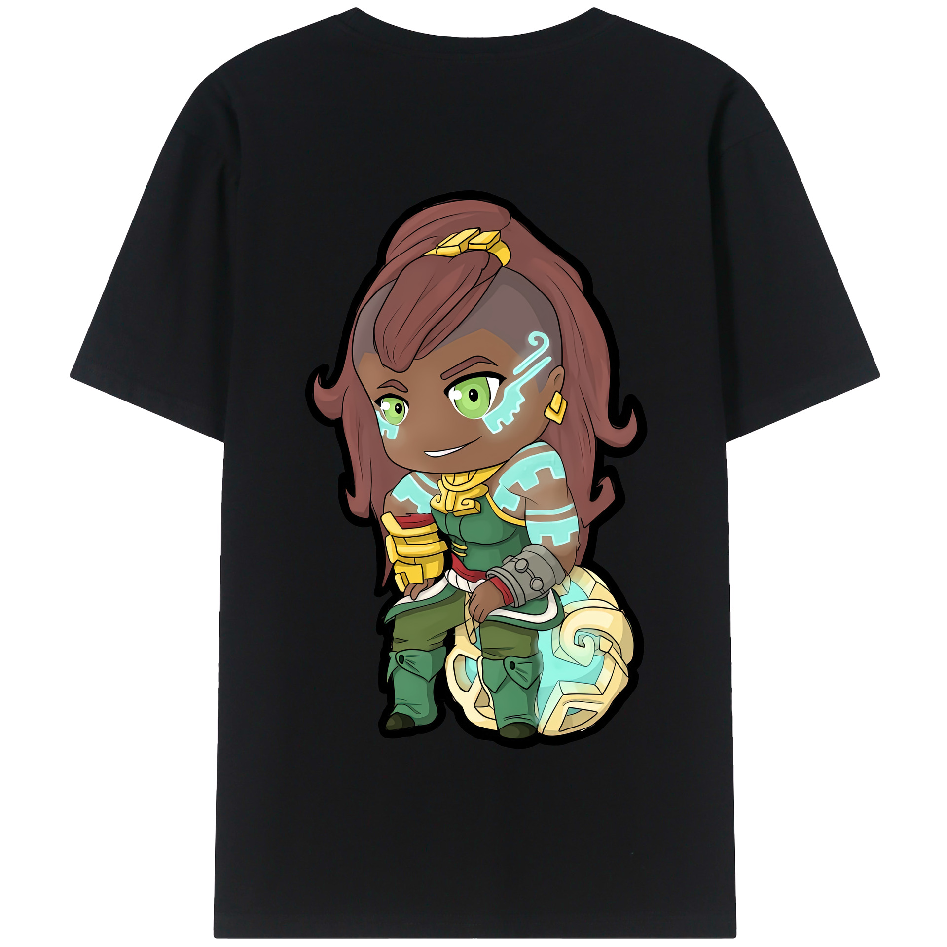 リーグ・オブ・レジェンド League of Legends LOL 綿100％半袖Tシャツ（背面プリント）