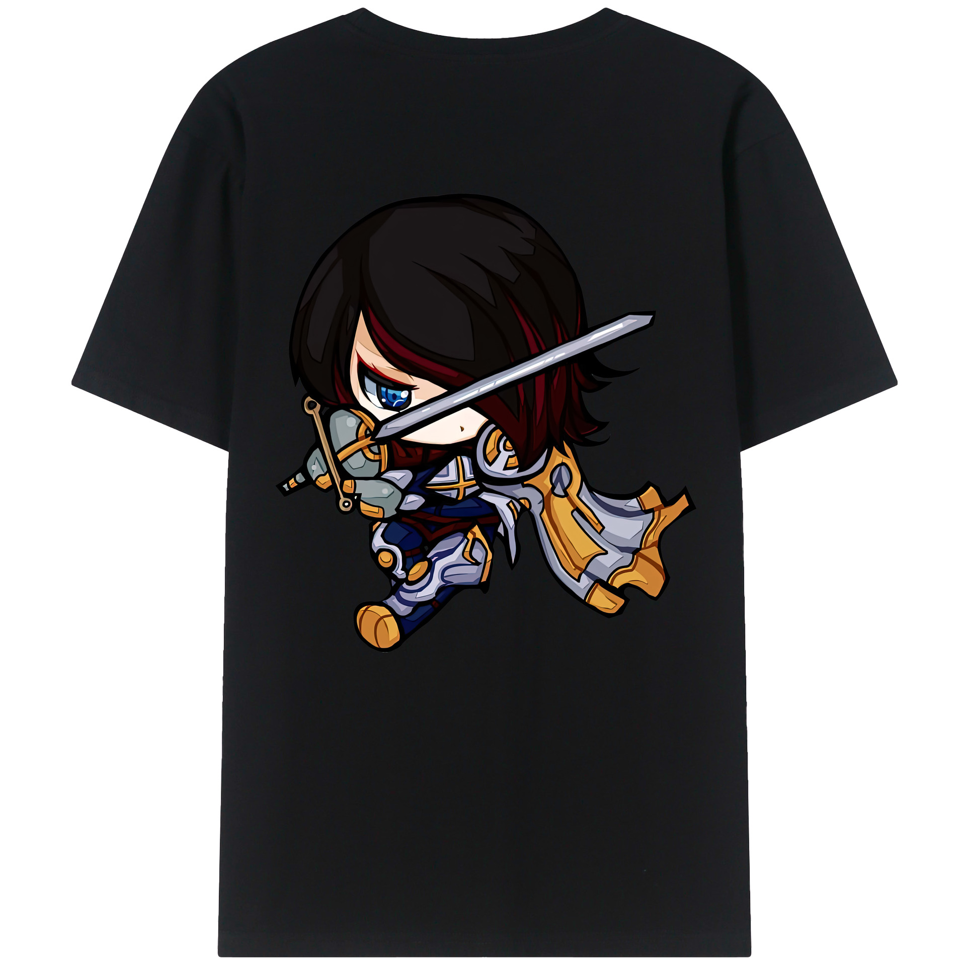リーグ・オブ・レジェンド League of Legends LOL 綿100％半袖Tシャツ（背面プリント）