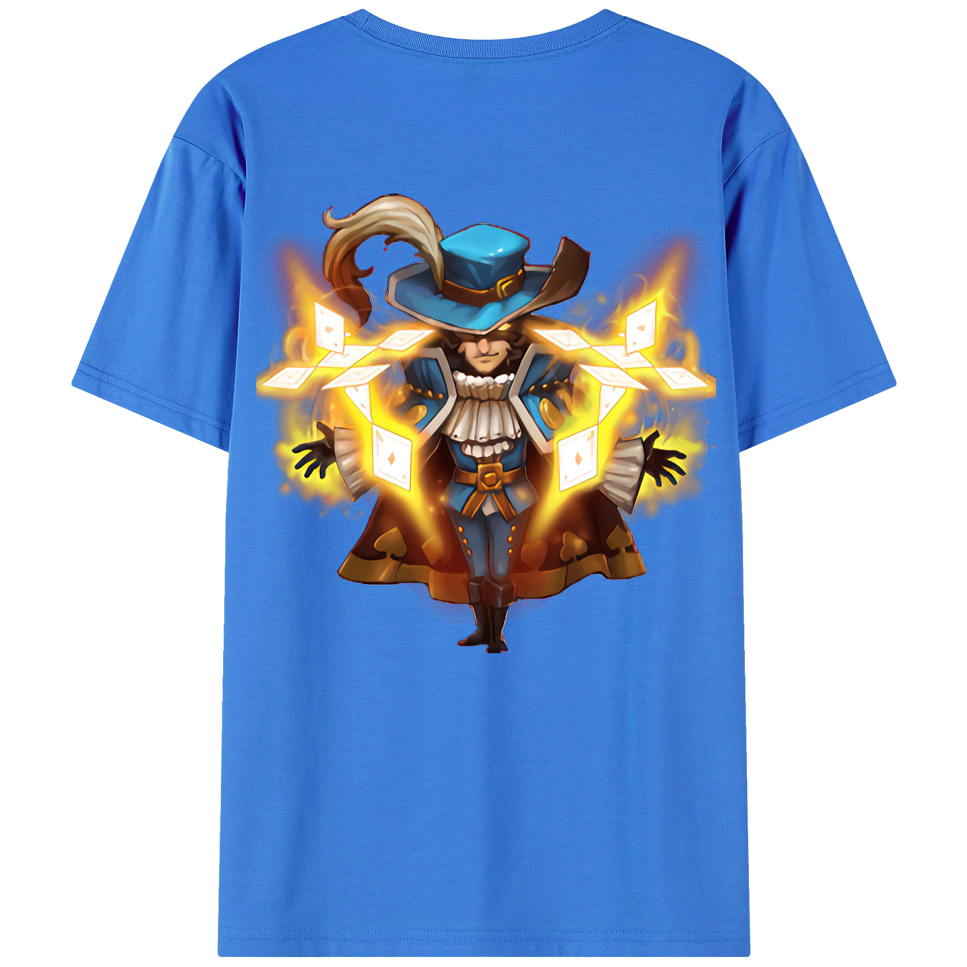 リーグ・オブ・レジェンド League of Legends LOL 綿100％半袖Tシャツ（背面プリント）