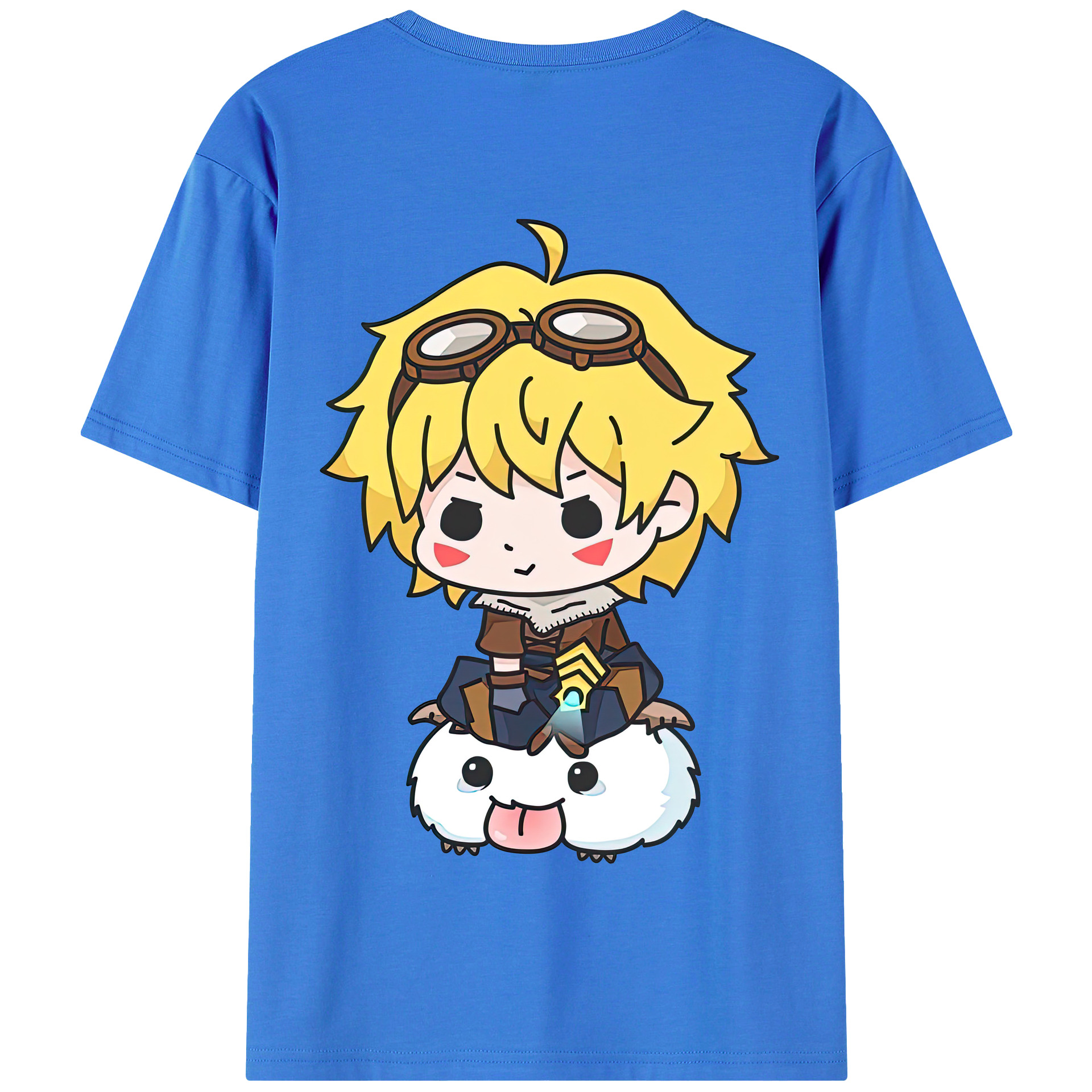 リーグ・オブ・レジェンド League of Legends LOL 綿100％半袖Tシャツ（背面プリント）