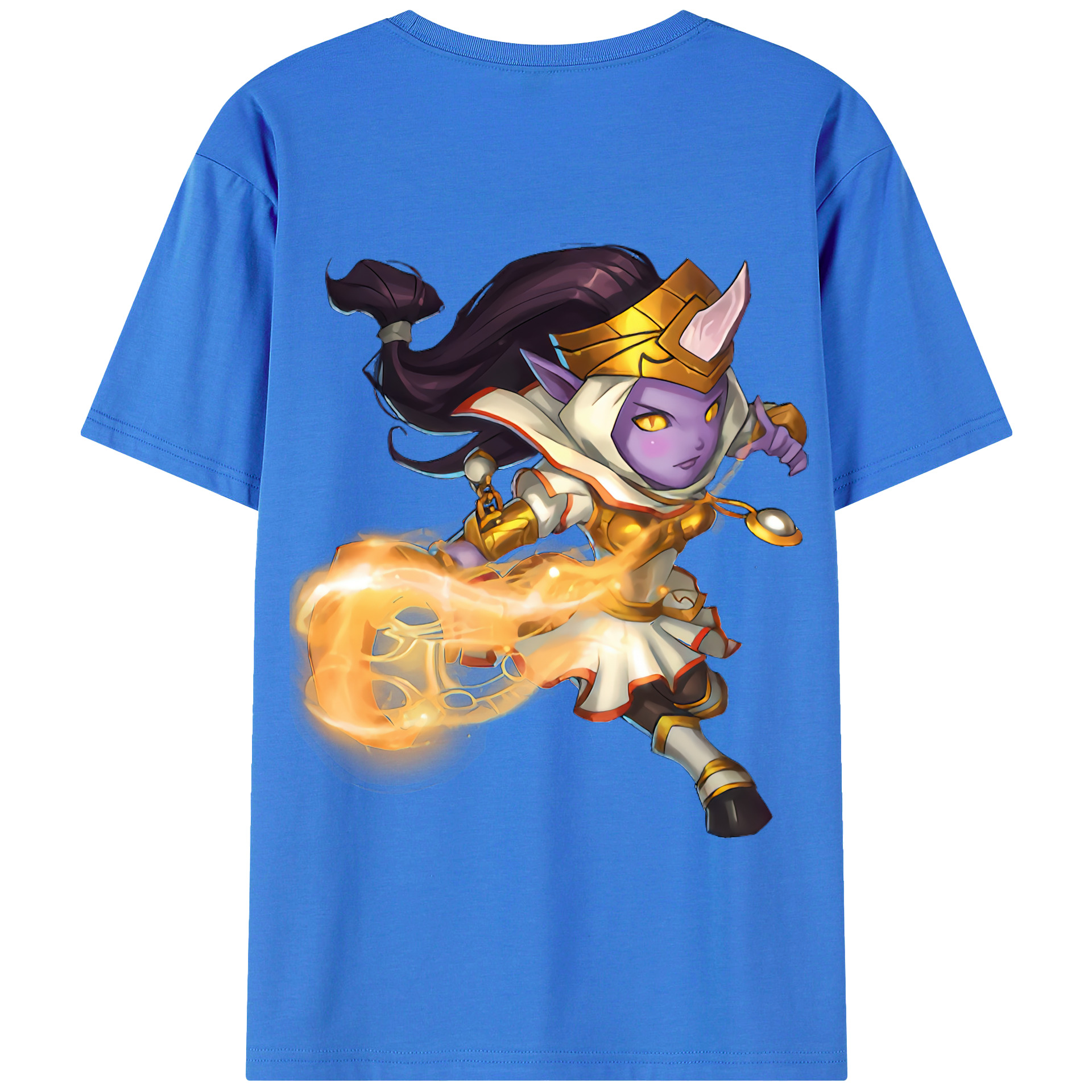 リーグ・オブ・レジェンド League of Legends LOL 綿100％半袖Tシャツ（背面プリント）
