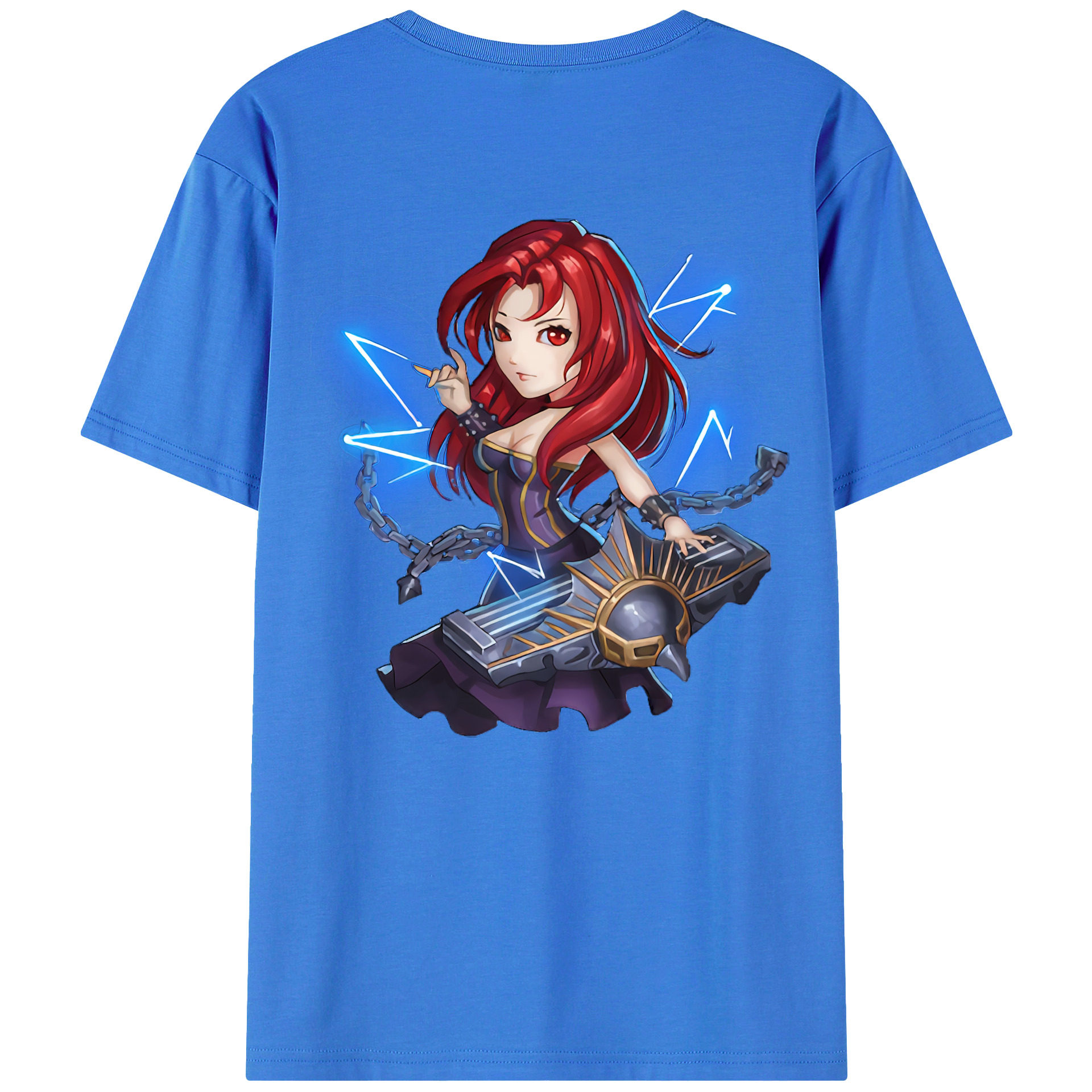 リーグ・オブ・レジェンド League of Legends LOL 綿100％半袖Tシャツ（背面プリント）