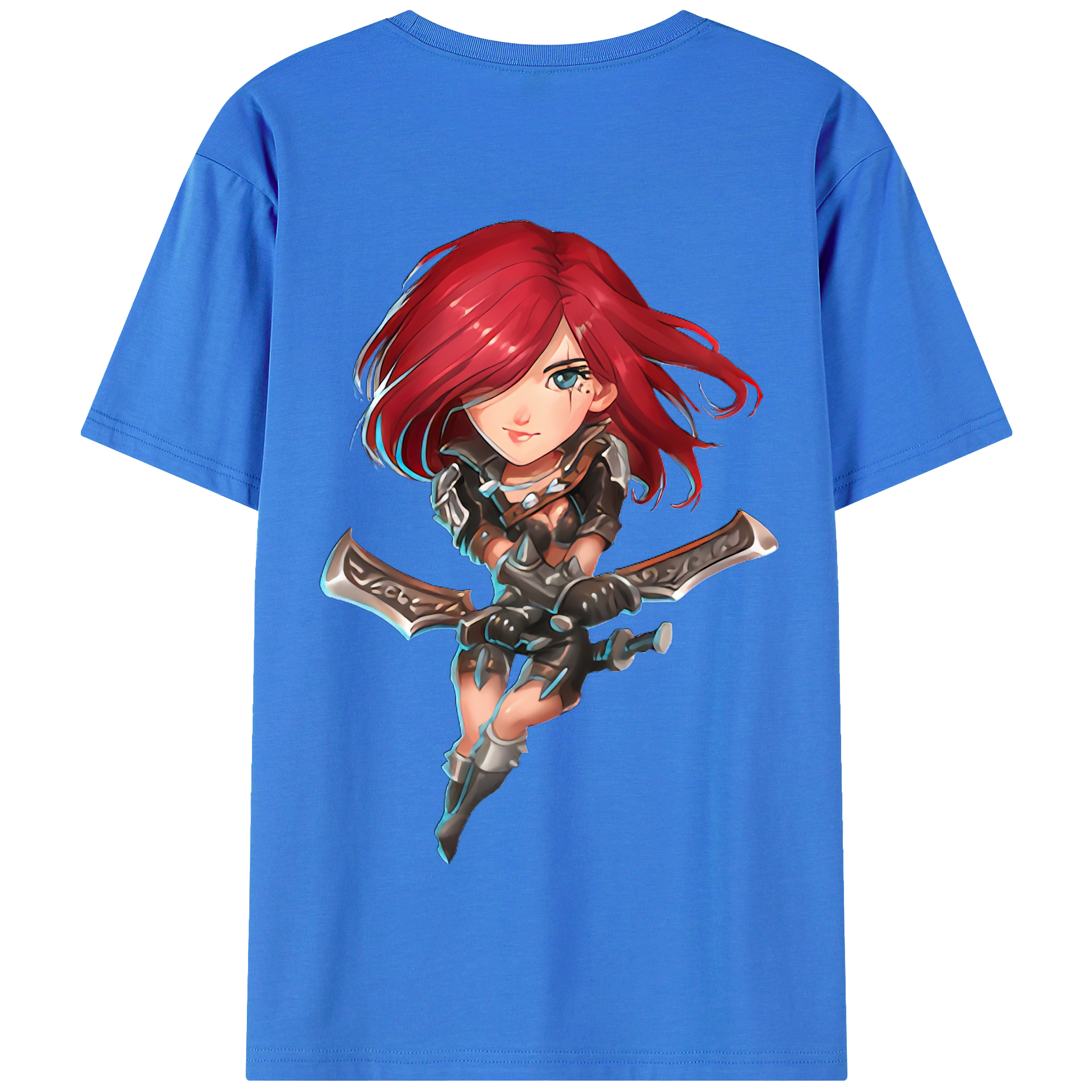 リーグ・オブ・レジェンド League of Legends LOL 綿100％半袖Tシャツ（背面プリント）