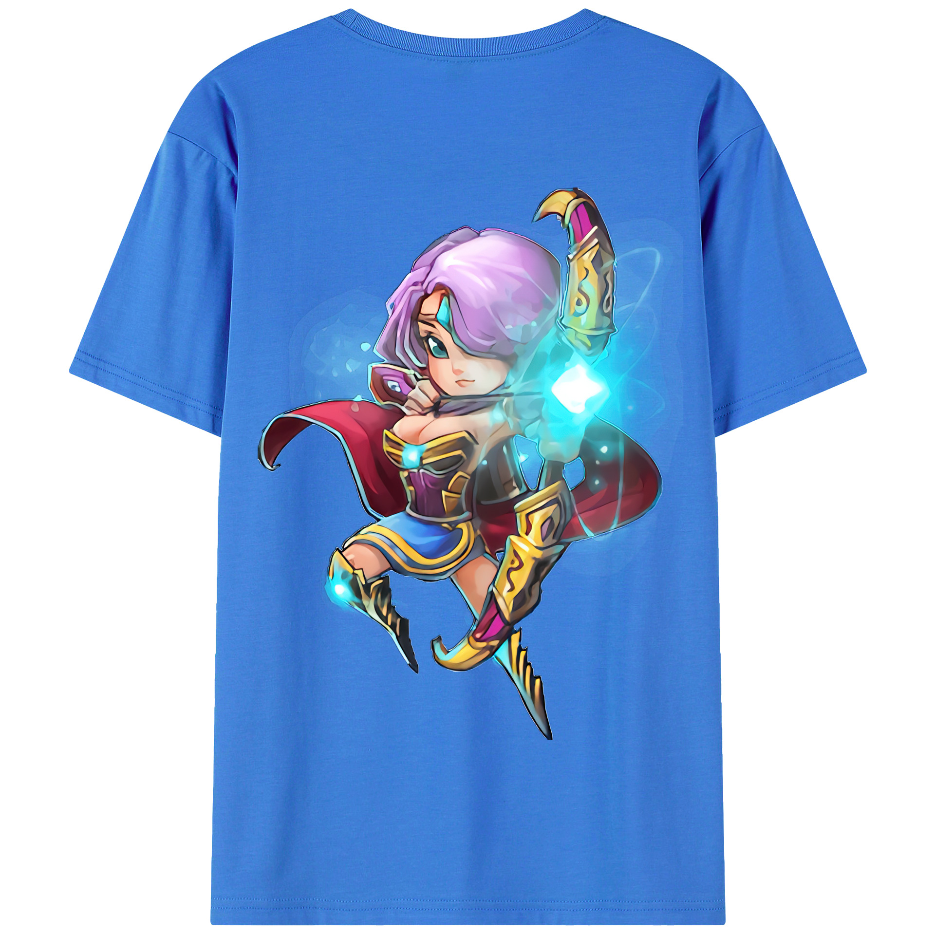 リーグ・オブ・レジェンド League of Legends LOL 綿100％半袖Tシャツ（背面プリント）
