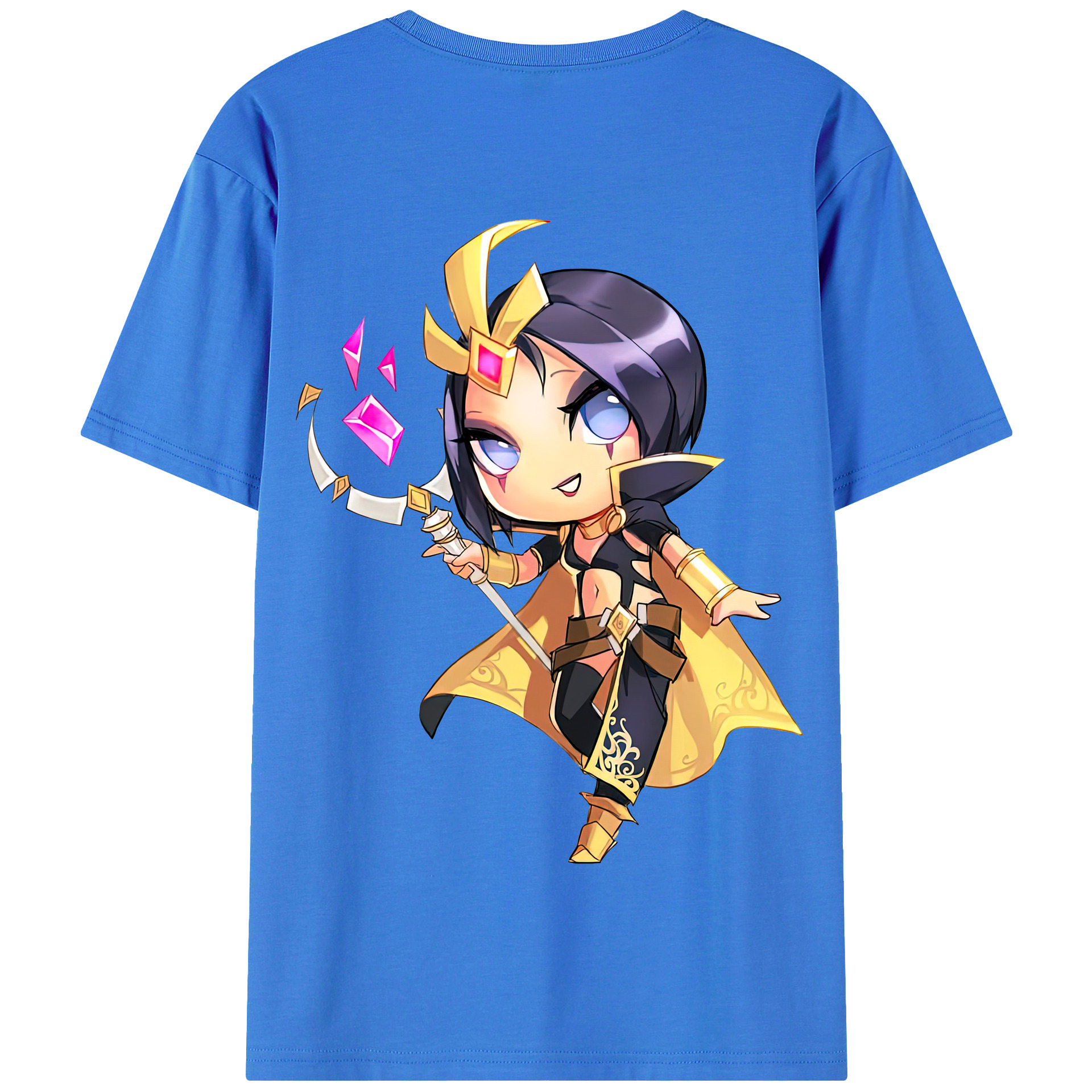 リーグ・オブ・レジェンド League of Legends LOL 綿100％半袖Tシャツ（背面プリント）