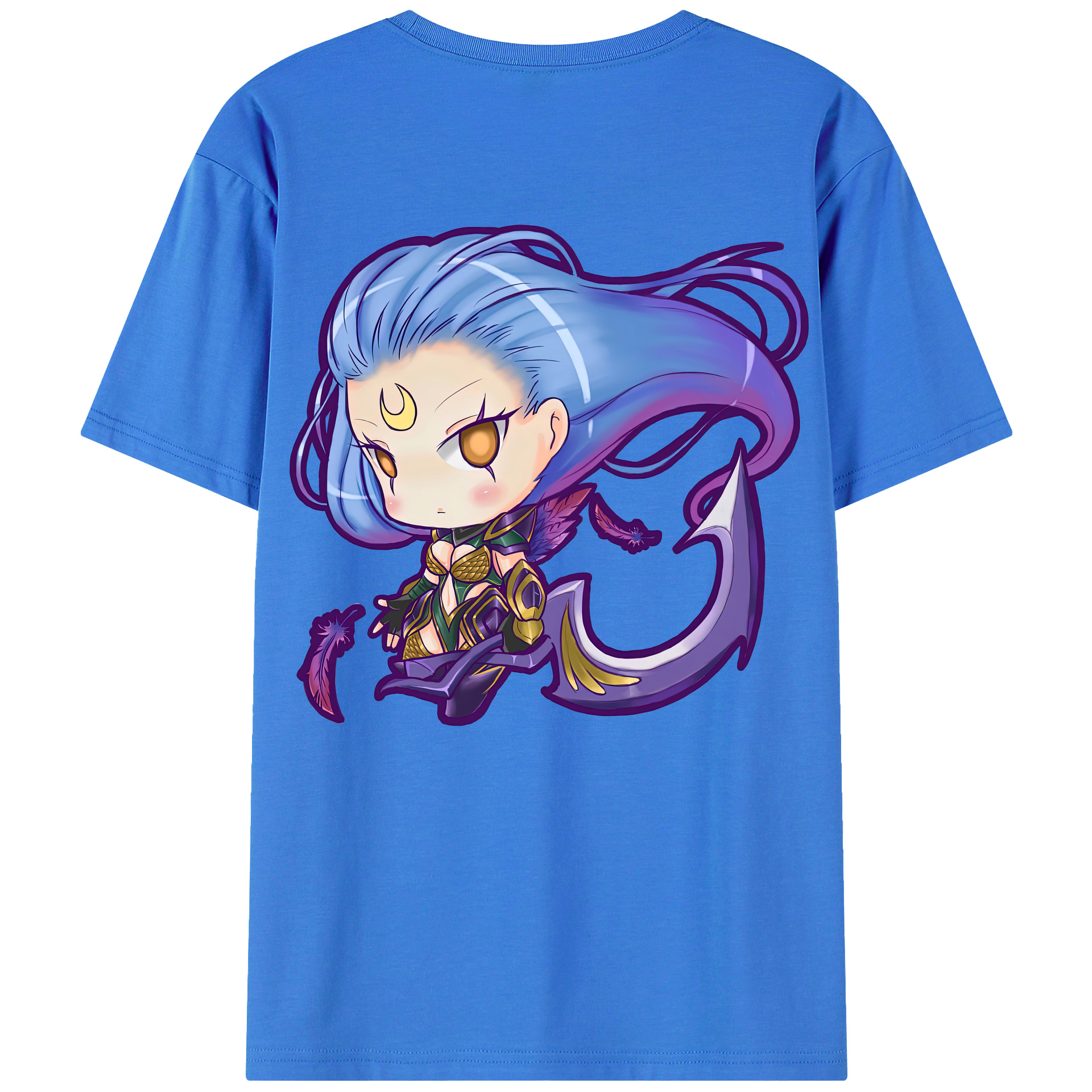 リーグ・オブ・レジェンド League of Legends LOL 綿100％半袖Tシャツ（背面プリント）