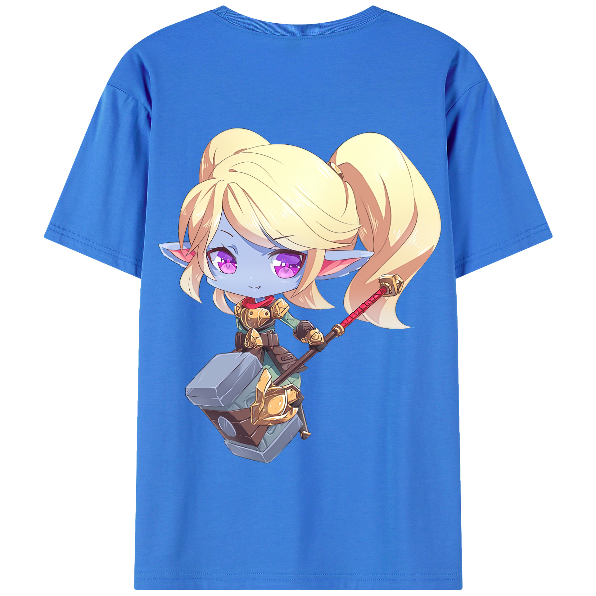 リーグ・オブ・レジェンド League of Legends LOL 綿100％半袖Tシャツ（背面プリント）