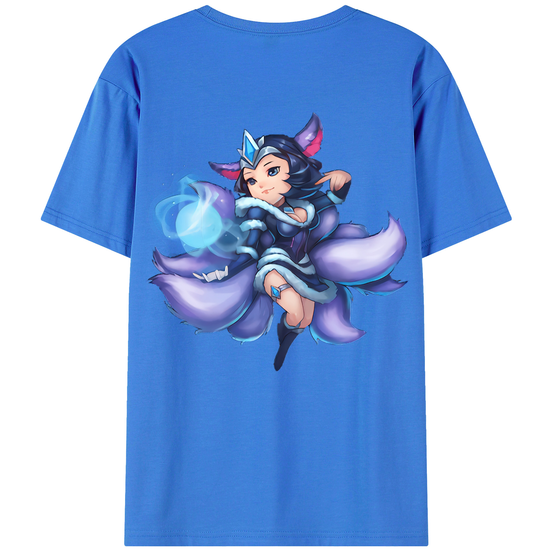 リーグ・オブ・レジェンド League of Legends LOL 綿100％半袖Tシャツ（背面プリント）