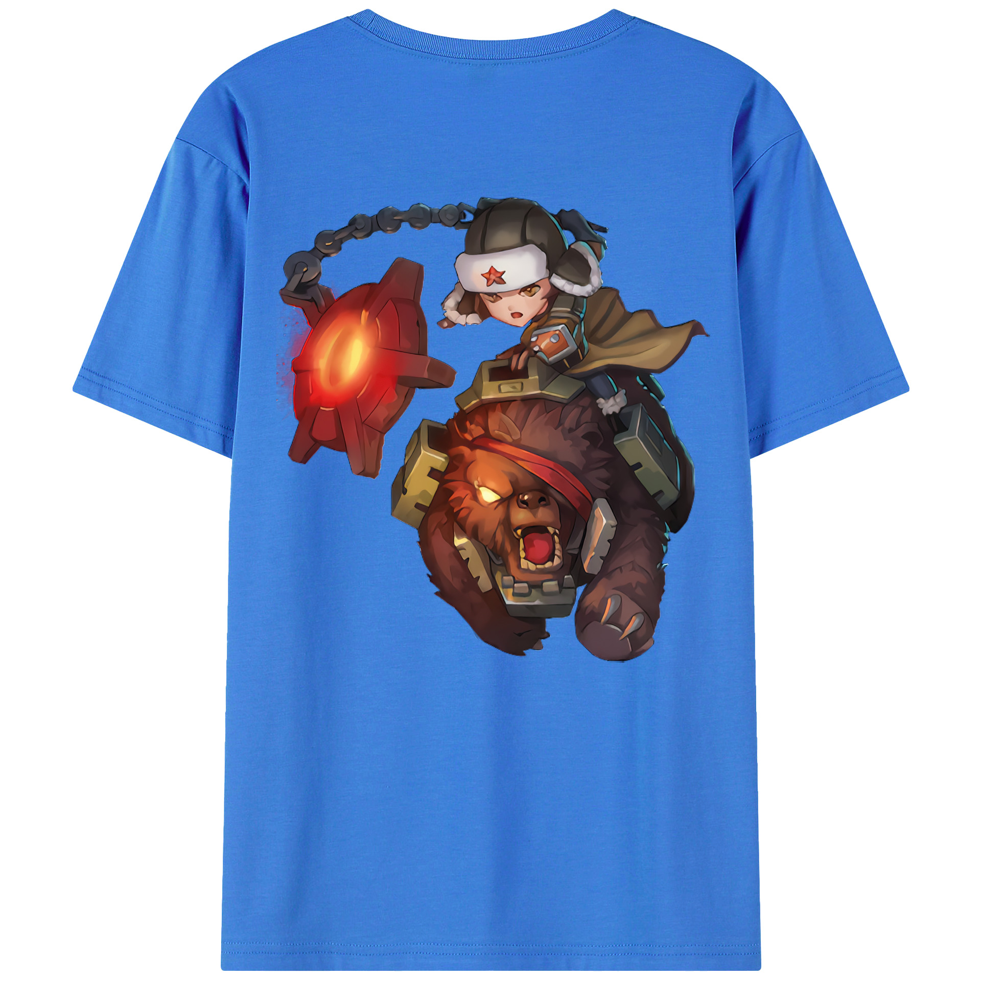 リーグ・オブ・レジェンド League of Legends LOL 綿100％半袖Tシャツ（背面プリント）