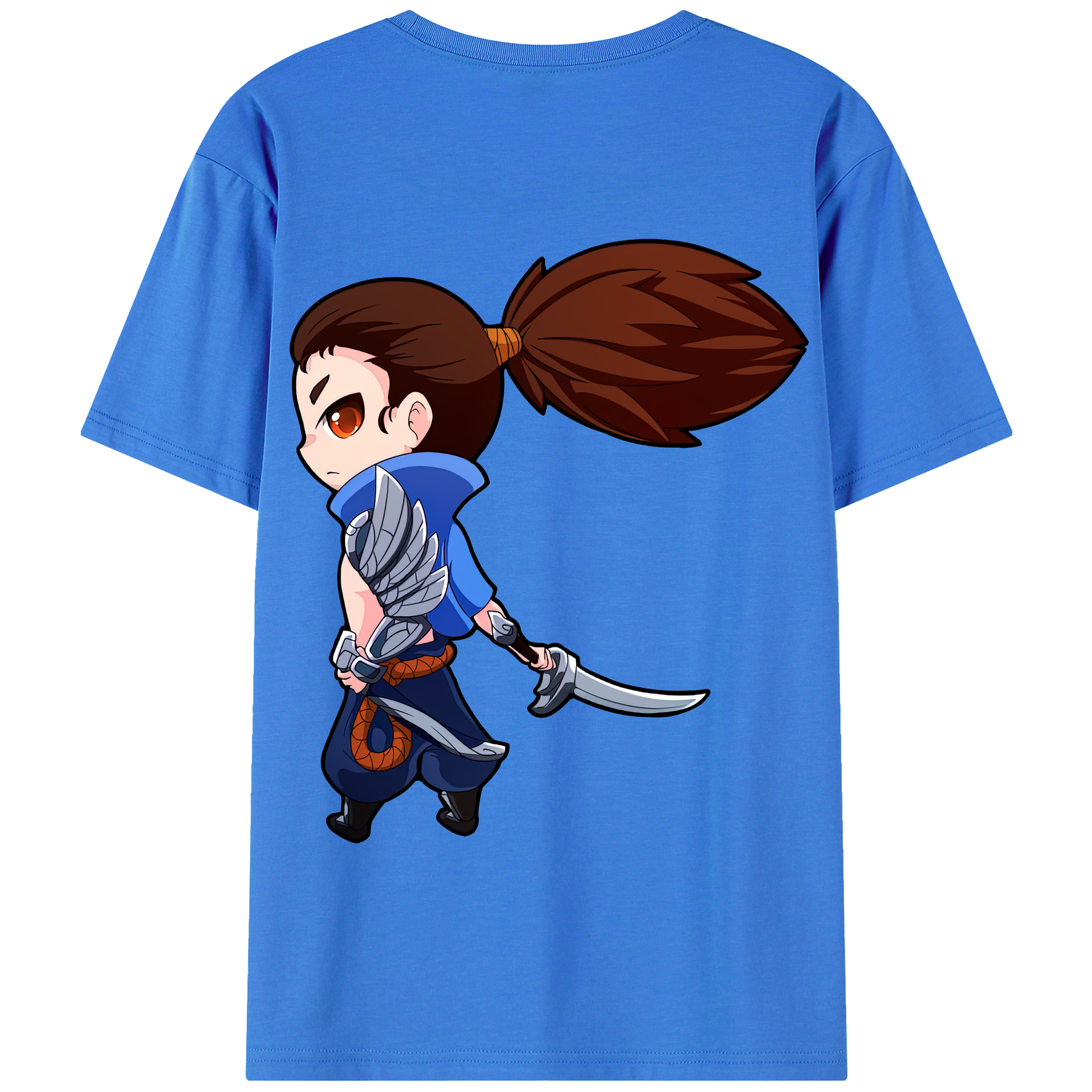 リーグ・オブ・レジェンド League of Legends LOL 綿100％半袖Tシャツ（背面プリント）