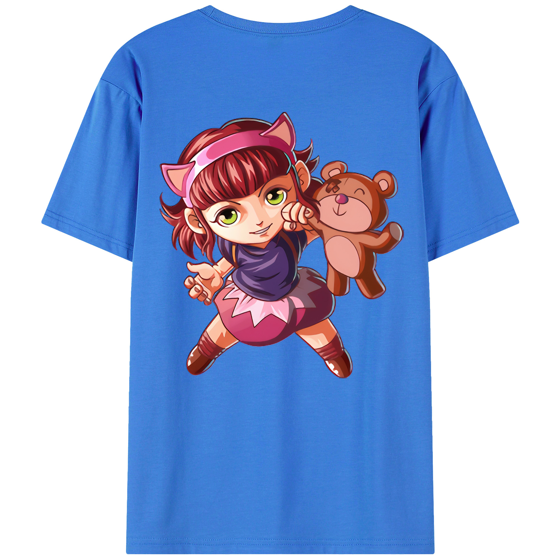 リーグ・オブ・レジェンド League of Legends LOL 綿100％半袖Tシャツ（背面プリント）