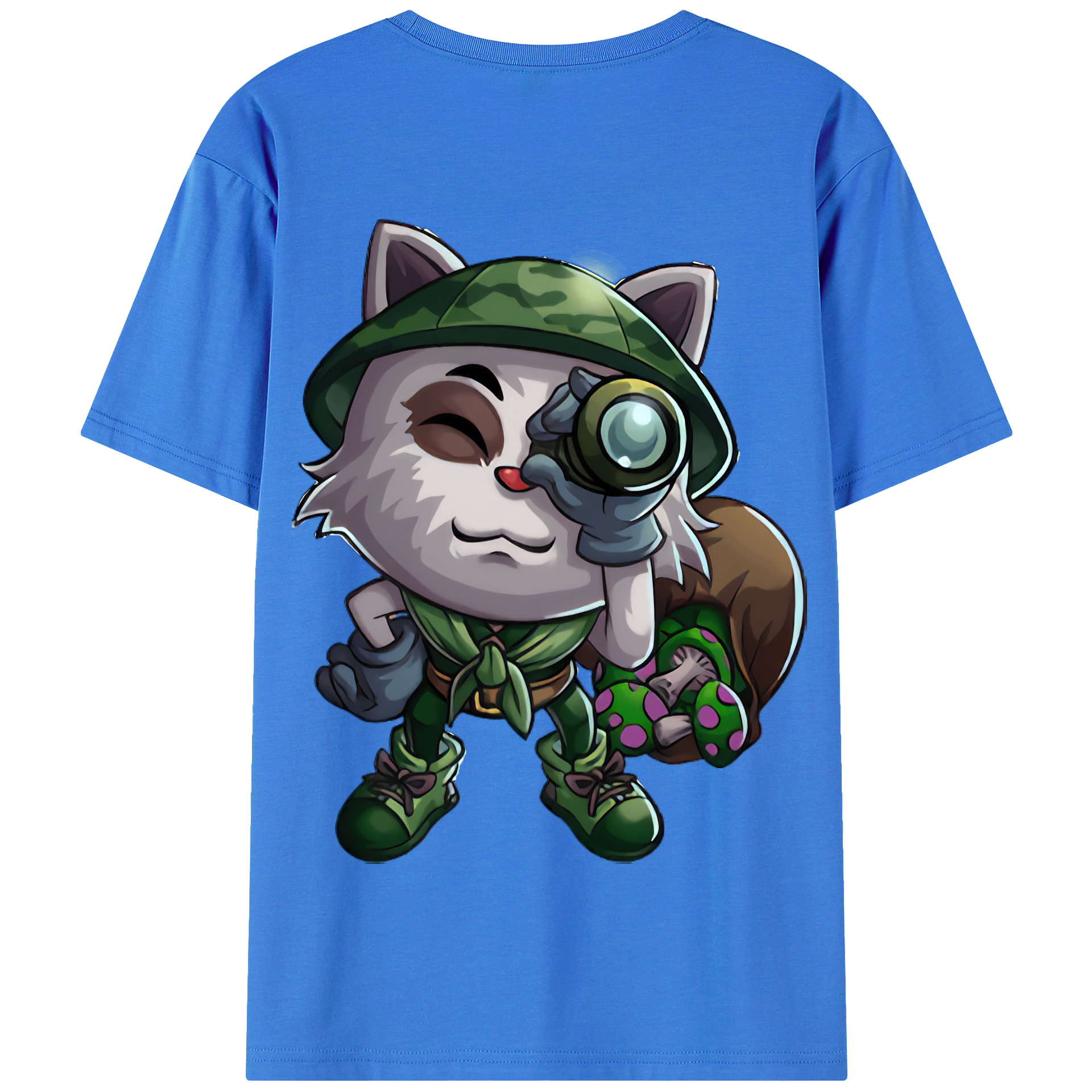 リーグ・オブ・レジェンド League of Legends LOL 綿100％半袖Tシャツ（背面プリント）
