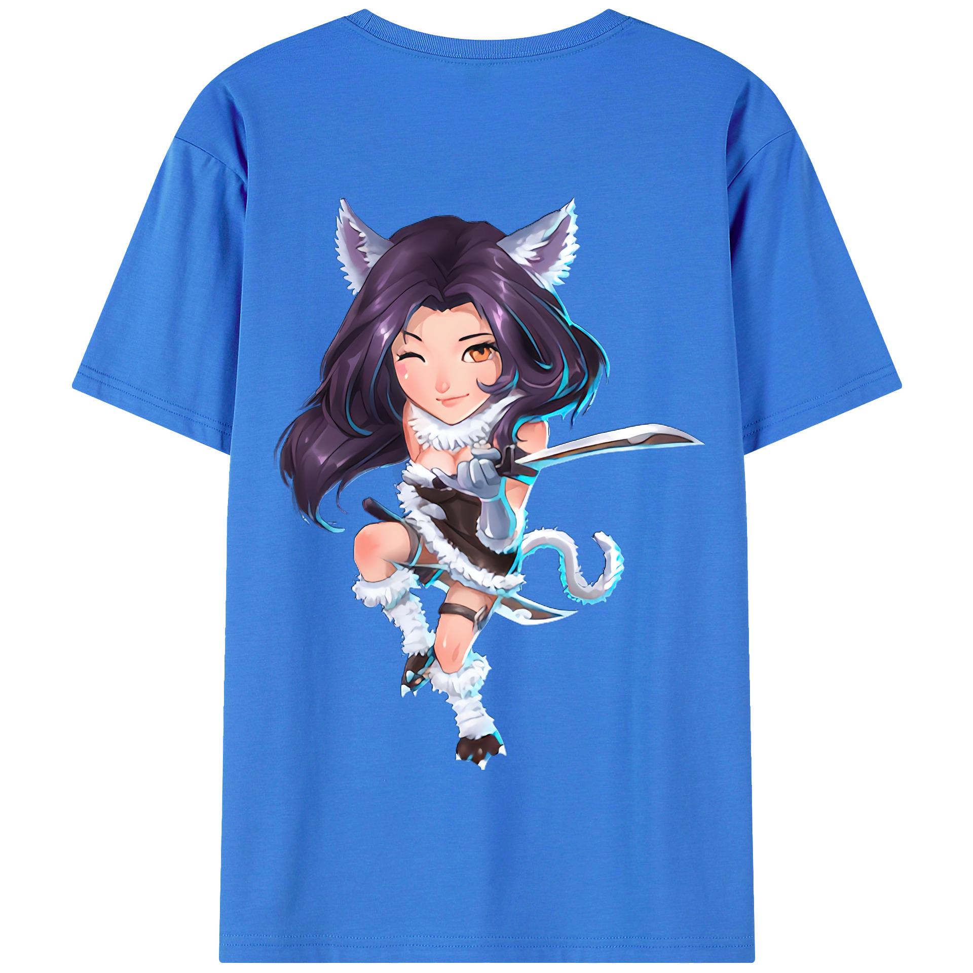 リーグ・オブ・レジェンド League of Legends LOL 綿100％半袖Tシャツ（背面プリント）