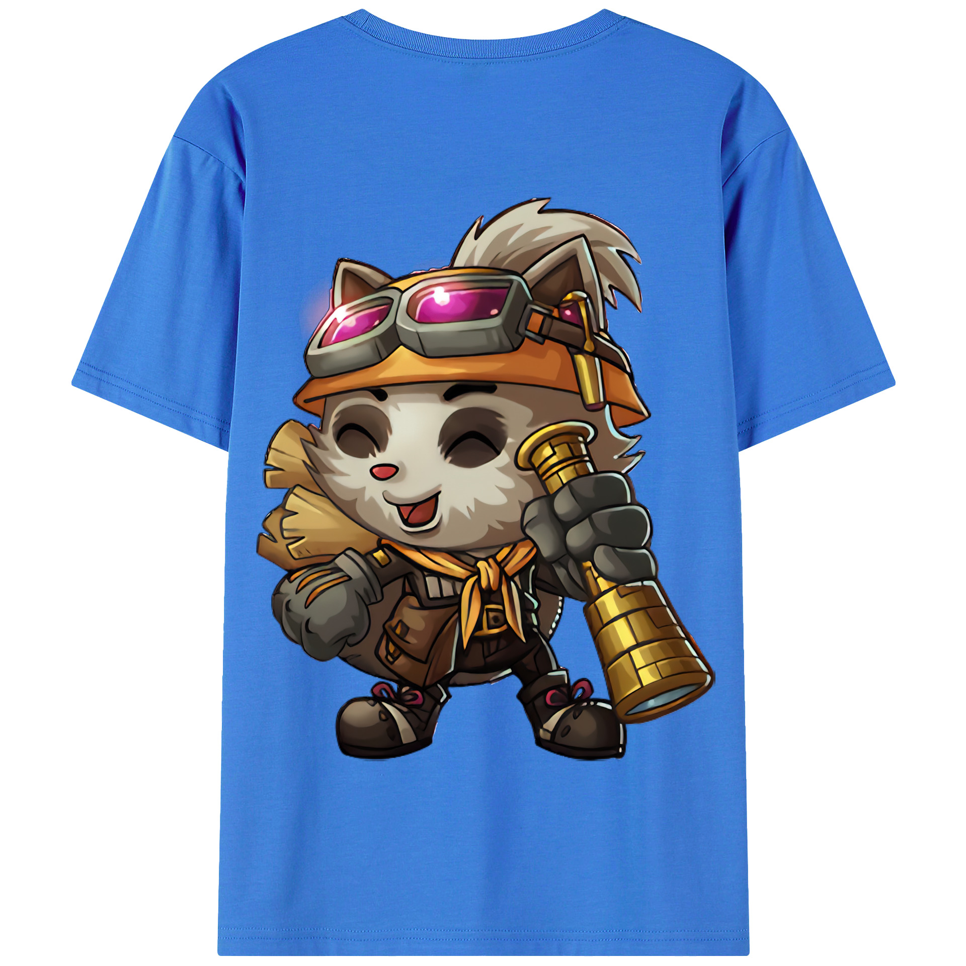 リーグ・オブ・レジェンド League of Legends LOL 綿100％半袖Tシャツ（背面プリント）