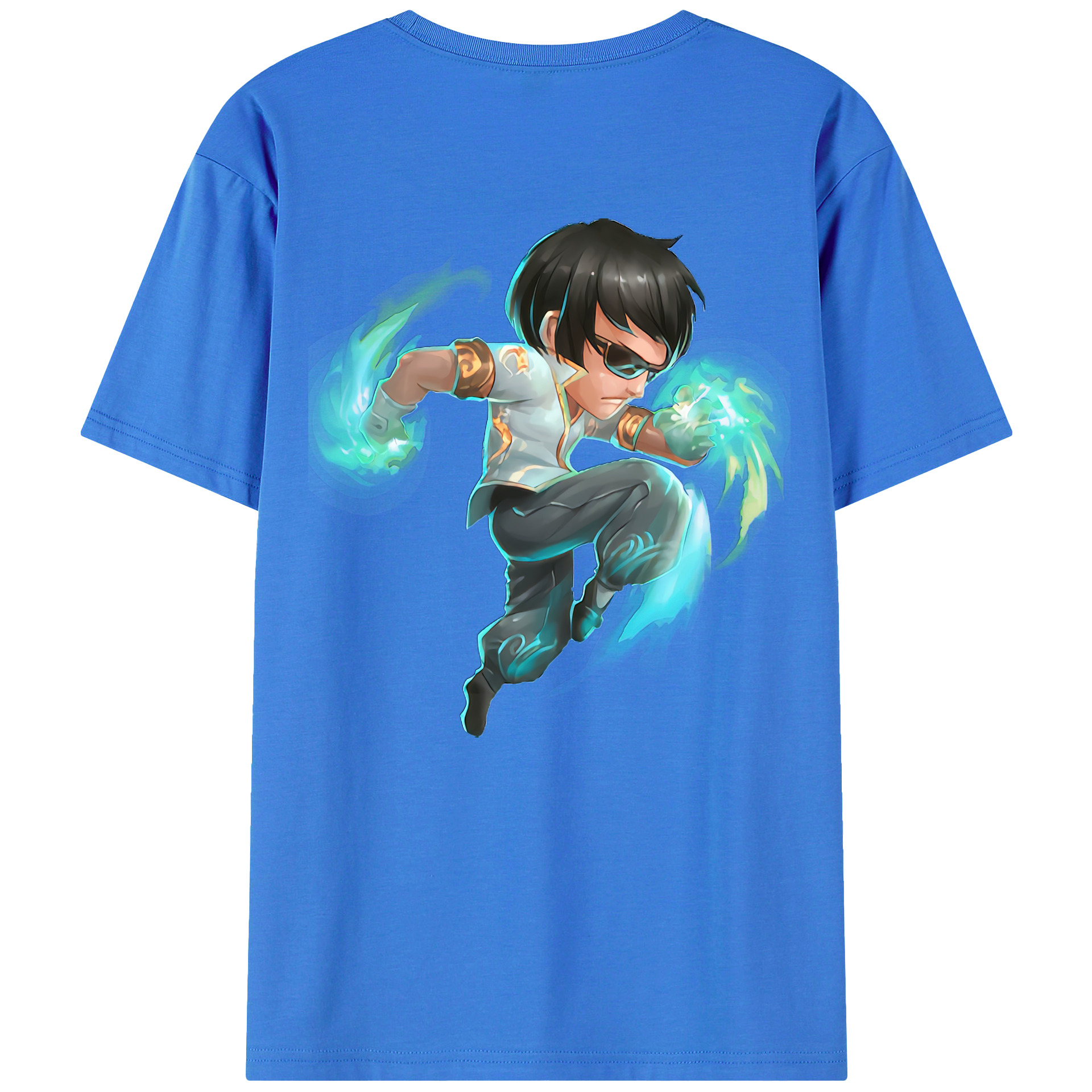 リーグ・オブ・レジェンド League of Legends LOL 綿100％半袖Tシャツ（背面プリント）