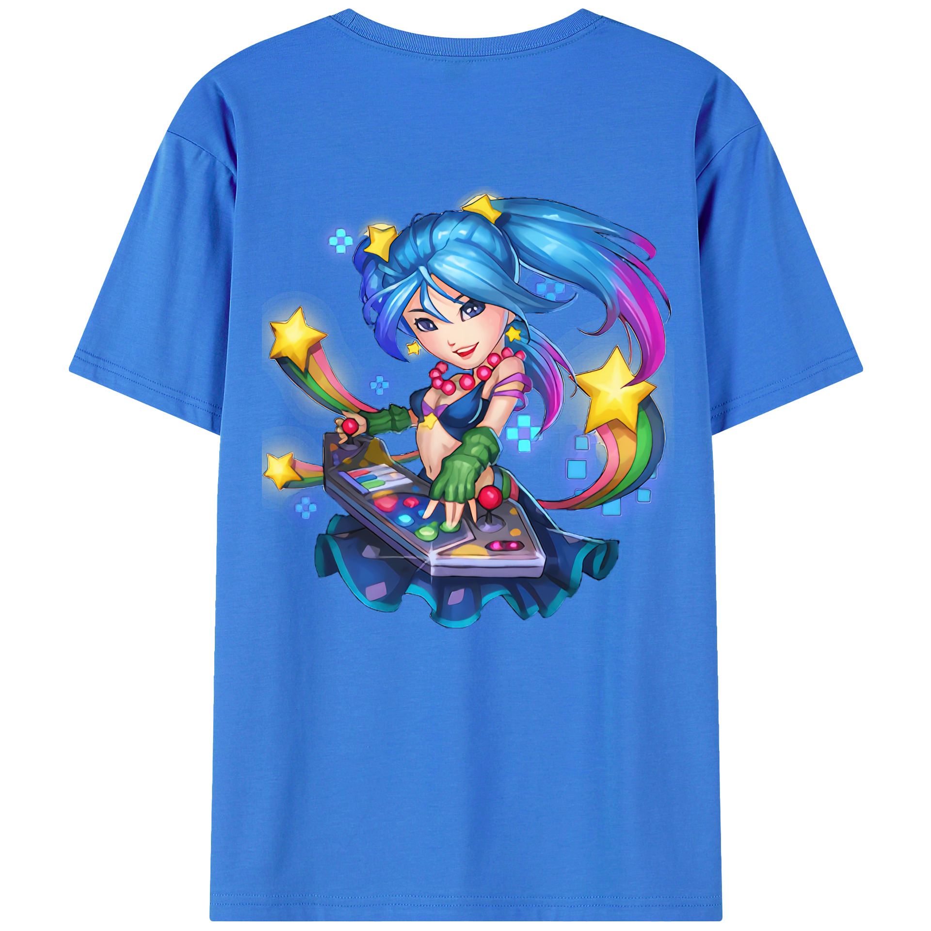 リーグ・オブ・レジェンド League of Legends LOL 綿100％半袖Tシャツ（背面プリント）