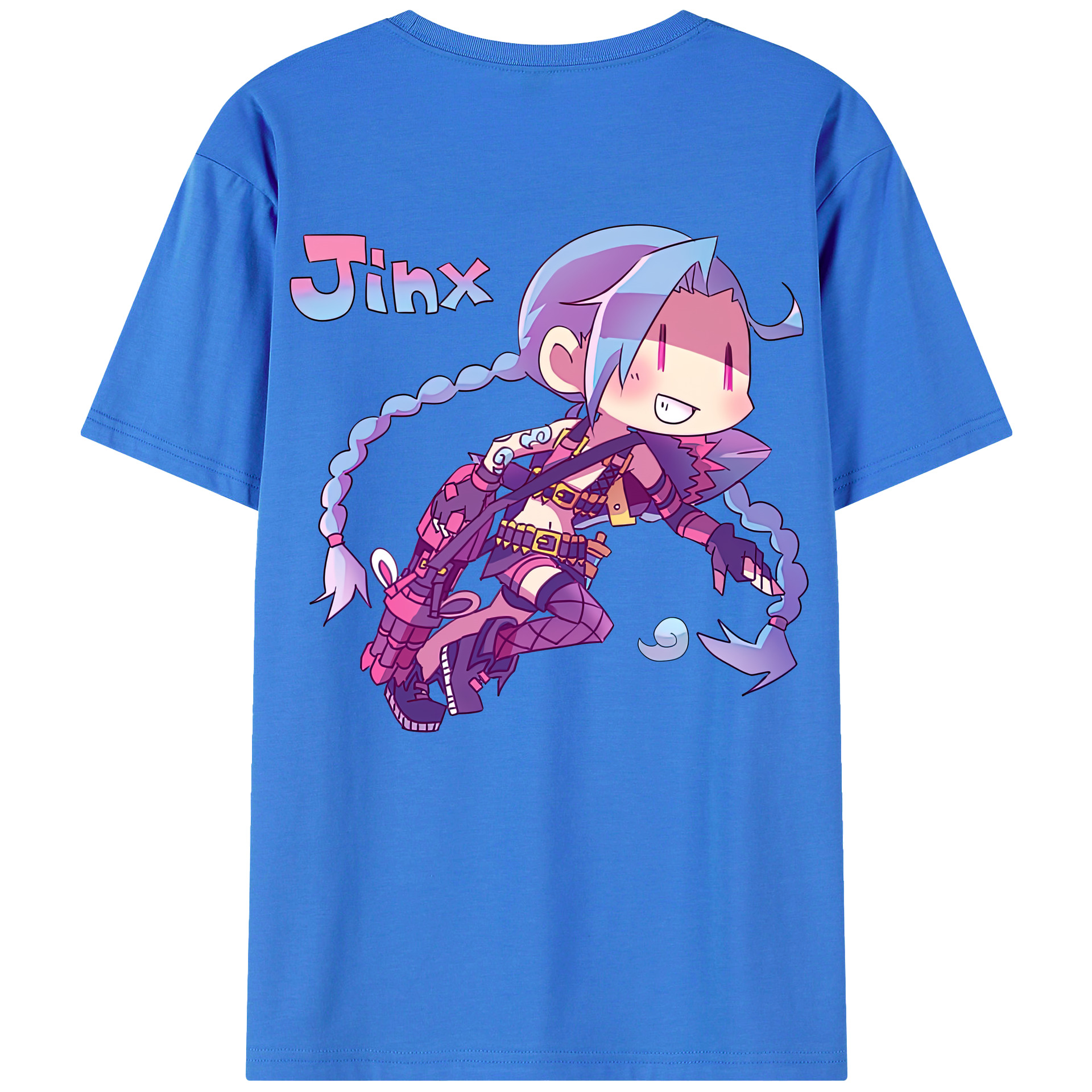 リーグ・オブ・レジェンド League of Legends LOL 綿100％半袖Tシャツ（背面プリント）