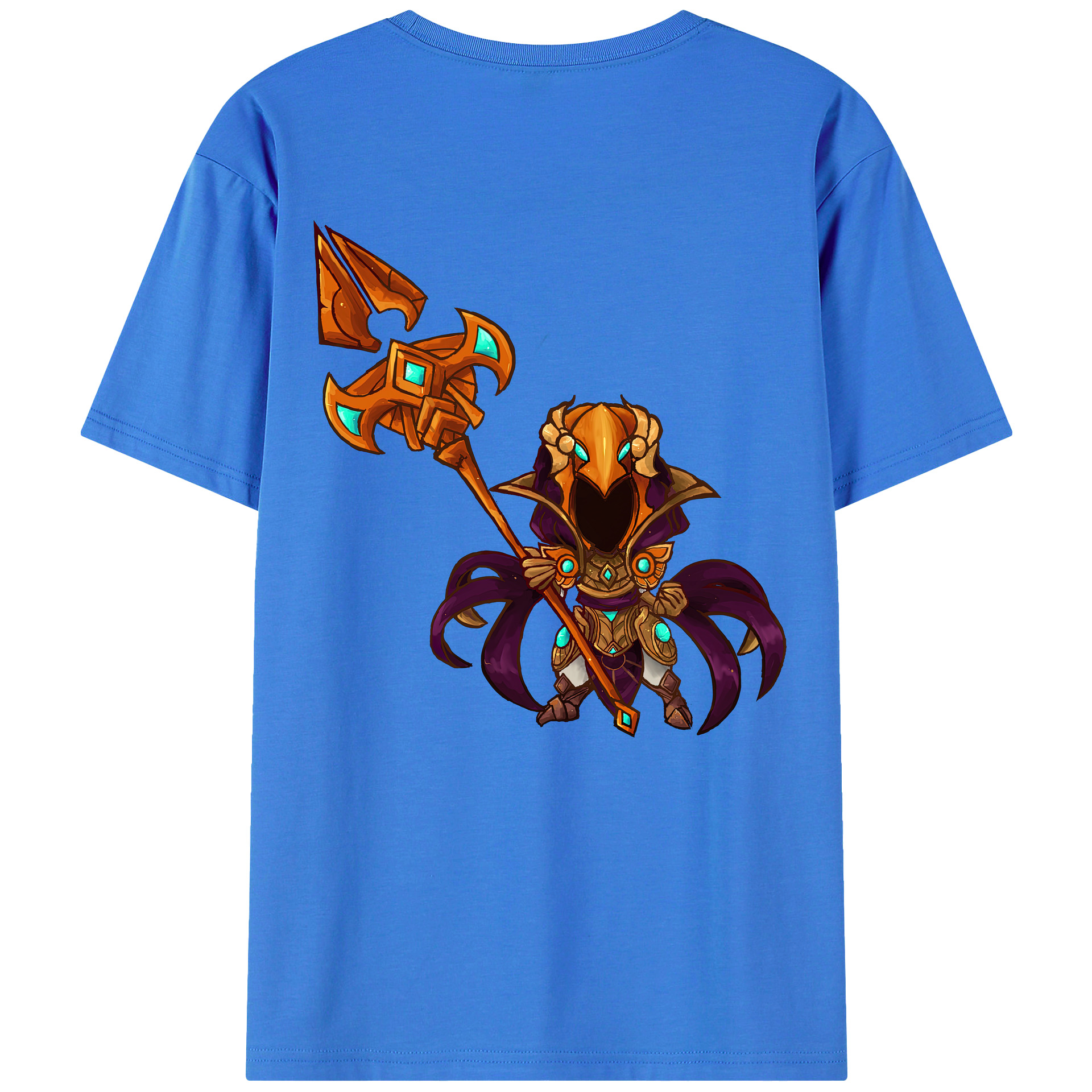 リーグ・オブ・レジェンド League of Legends LOL 綿100％半袖Tシャツ（背面プリント）