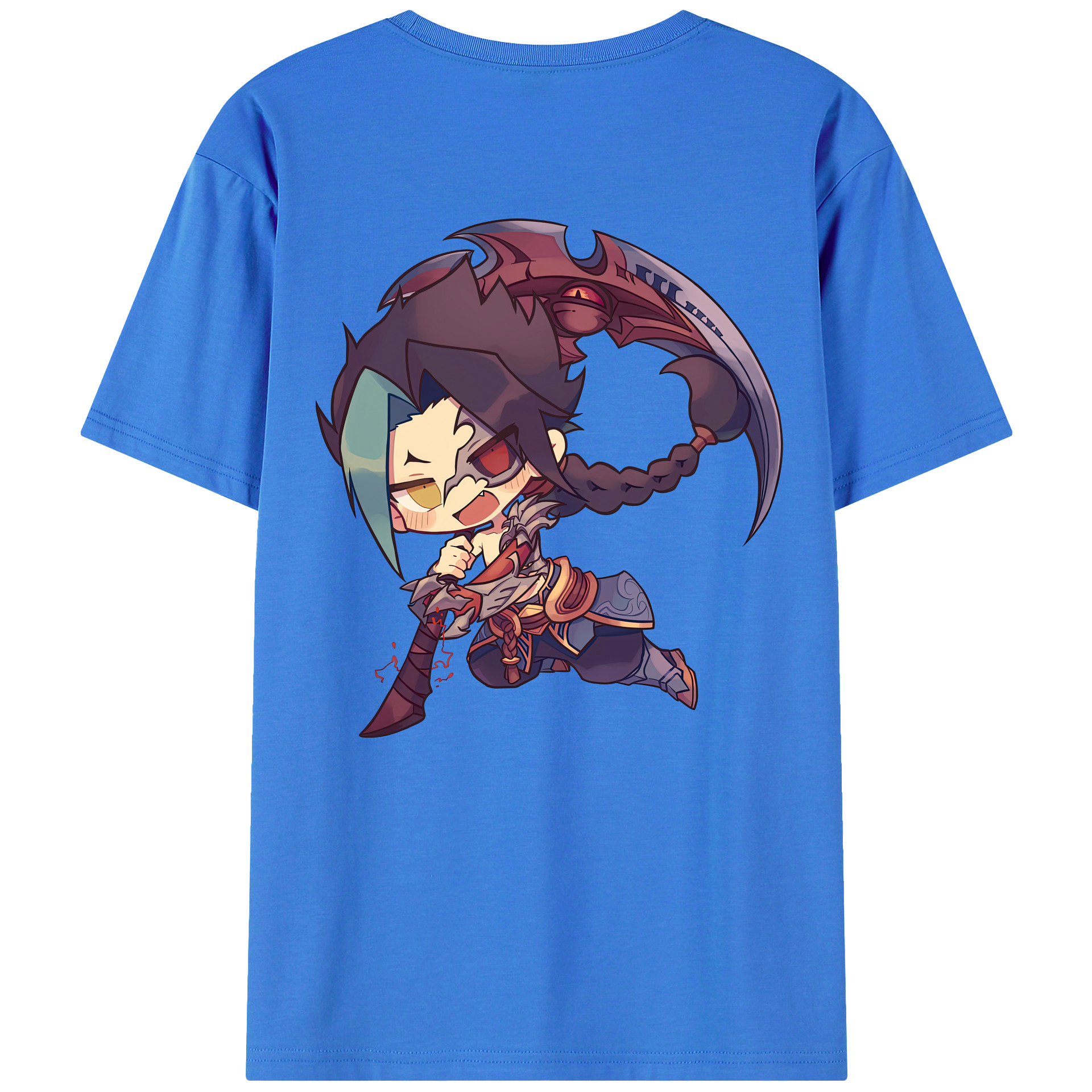 リーグ・オブ・レジェンド League of Legends LOL 綿100％半袖Tシャツ（背面プリント）