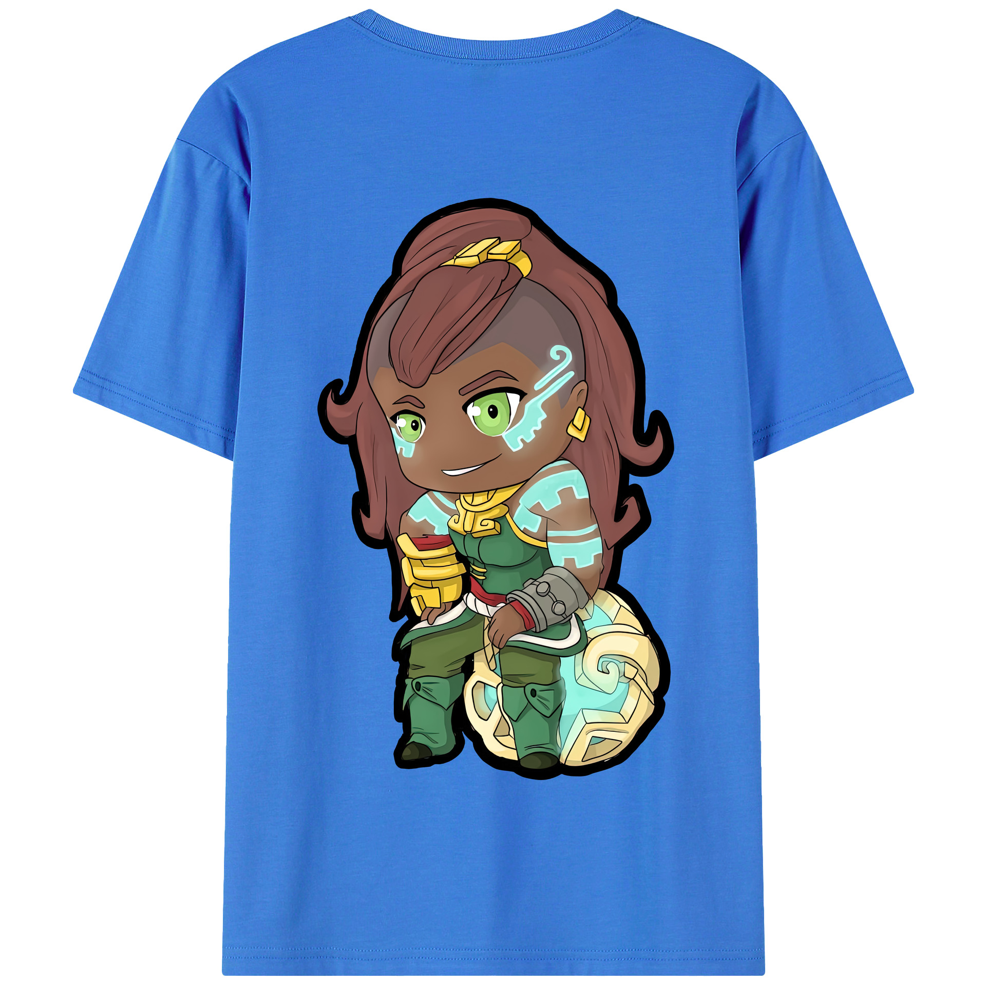 リーグ・オブ・レジェンド League of Legends LOL 綿100％半袖Tシャツ（背面プリント）