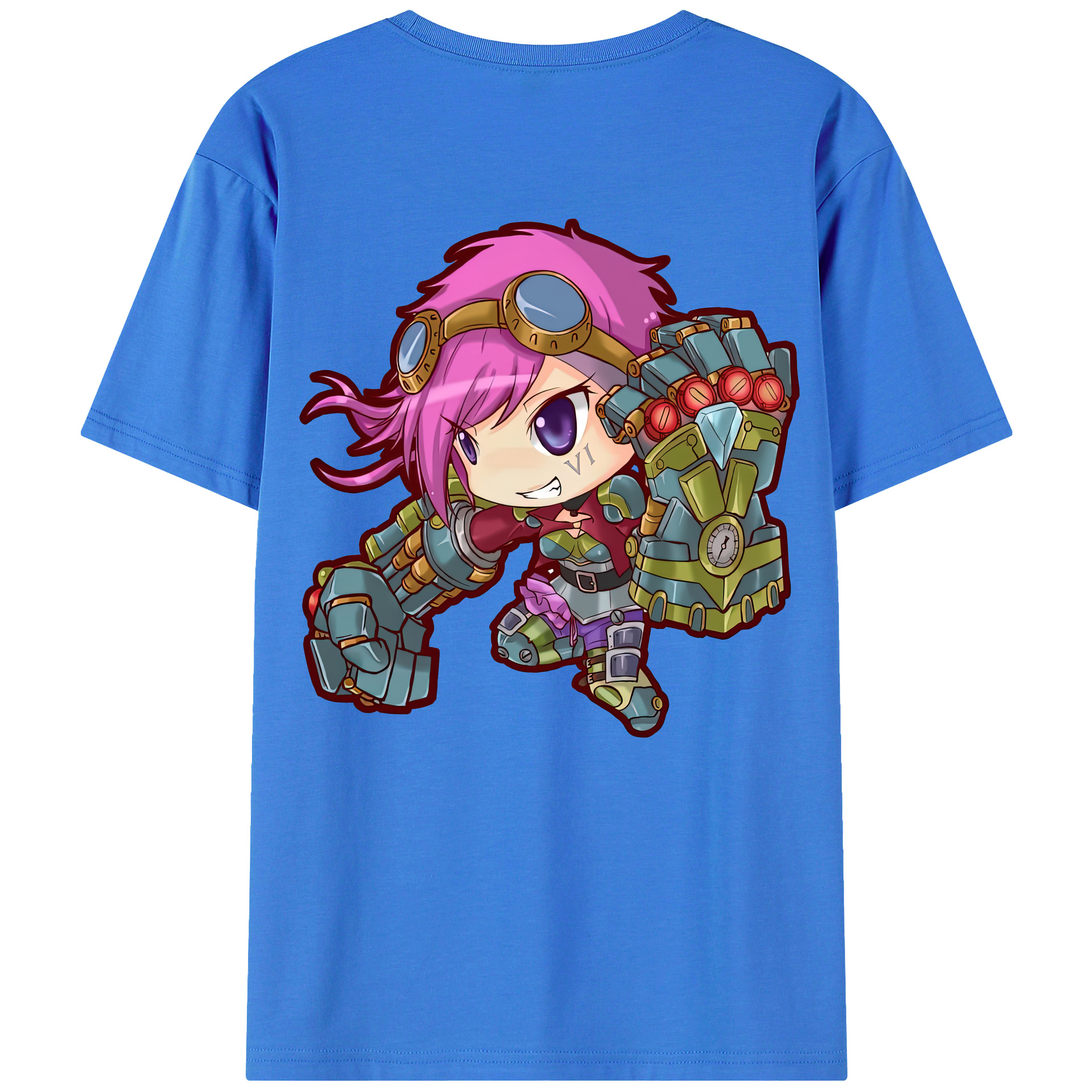 リーグ・オブ・レジェンド League of Legends LOL 綿100％半袖Tシャツ（背面プリント）