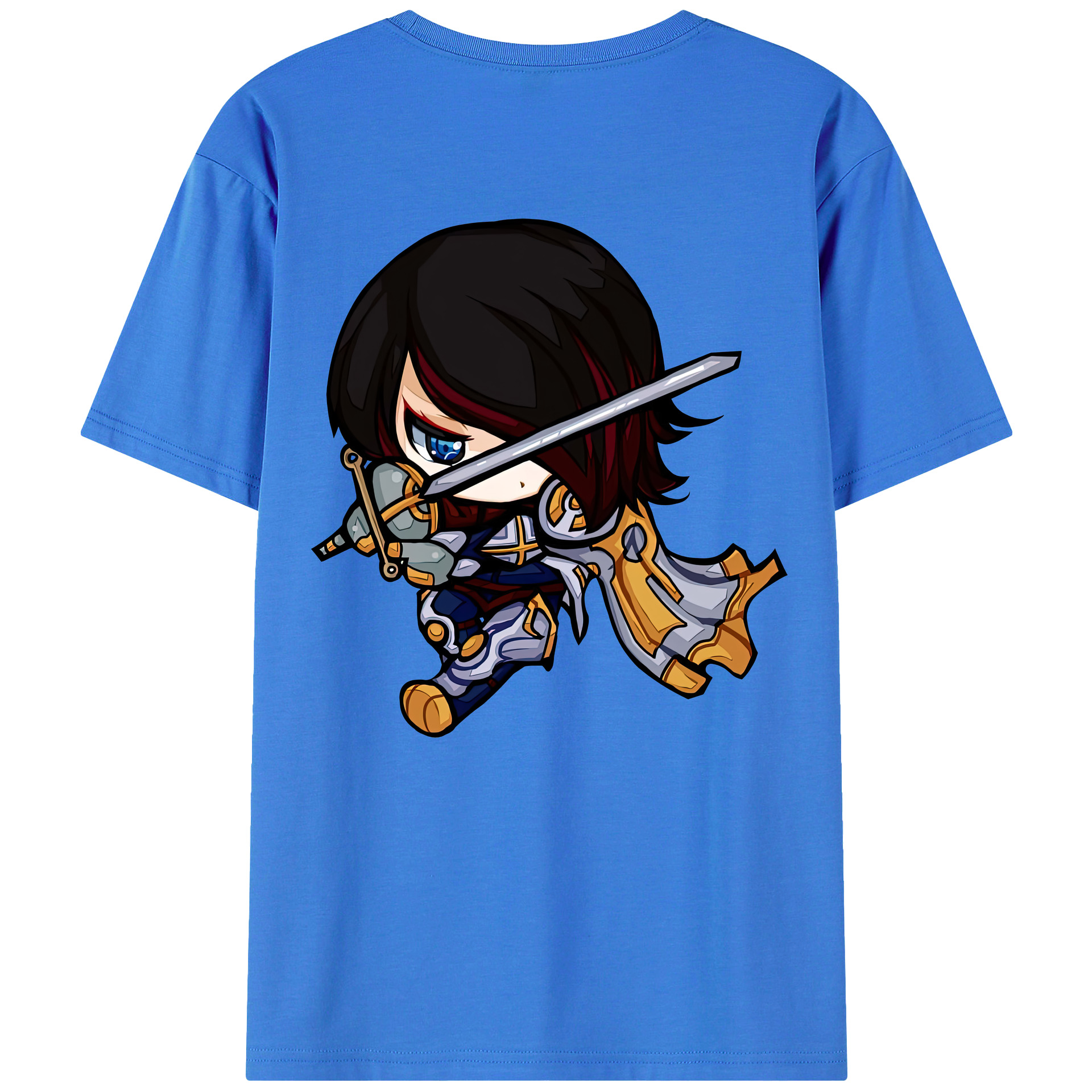 リーグ・オブ・レジェンド League of Legends LOL 綿100％半袖Tシャツ（背面プリント）