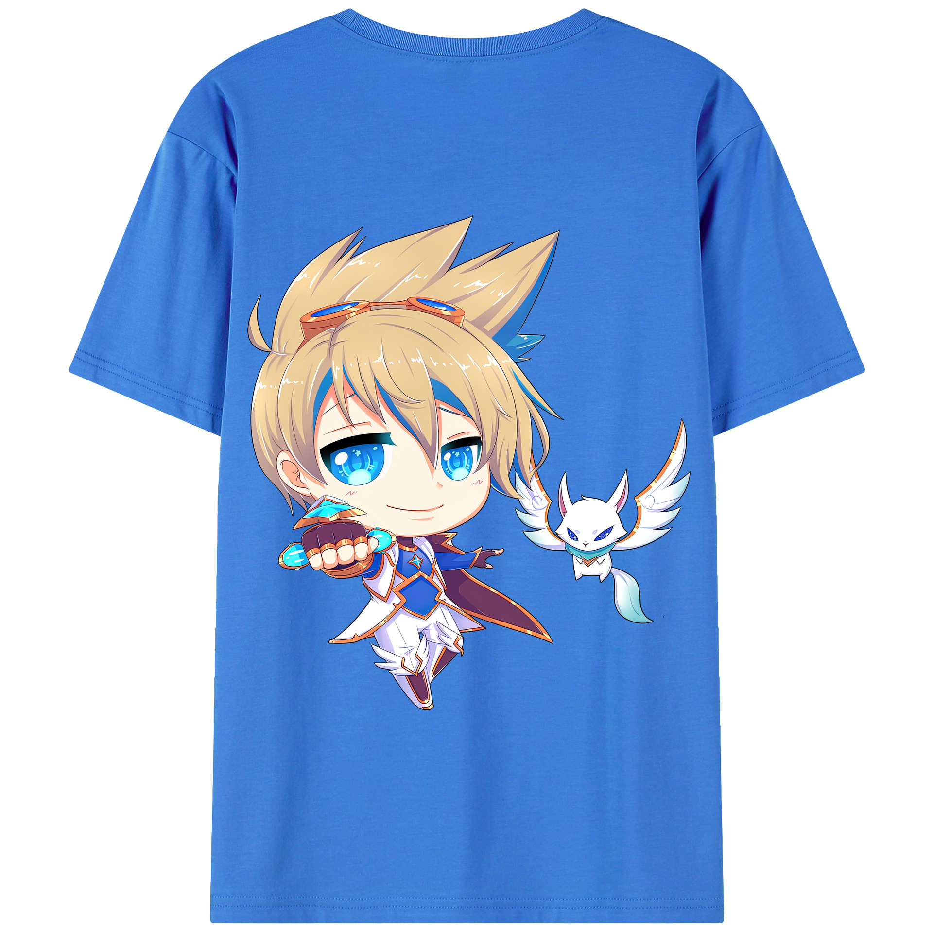 リーグ・オブ・レジェンド League of Legends LOL 綿100％半袖Tシャツ（背面プリント）