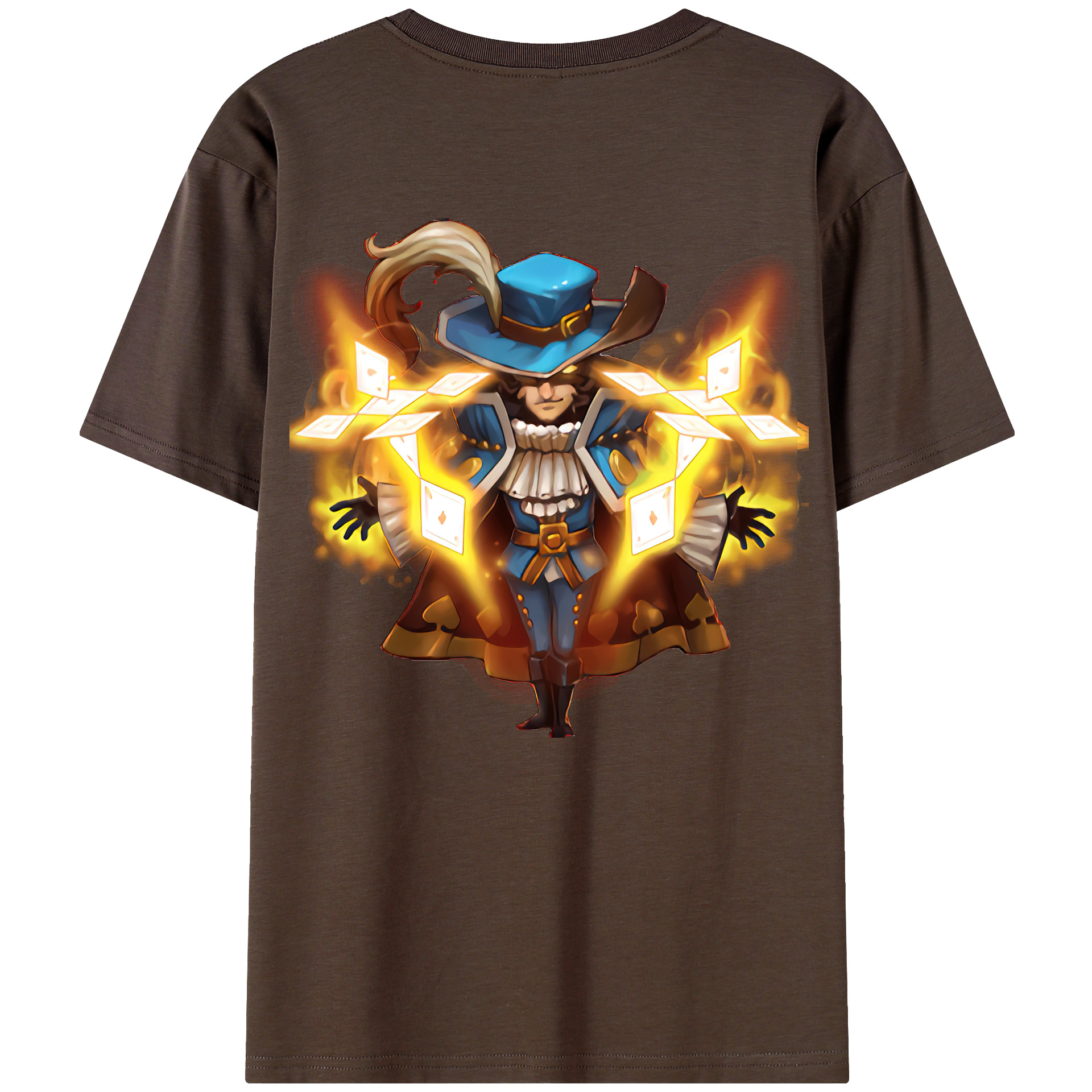 リーグ・オブ・レジェンド League of Legends LOL 綿100％半袖Tシャツ（背面プリント）