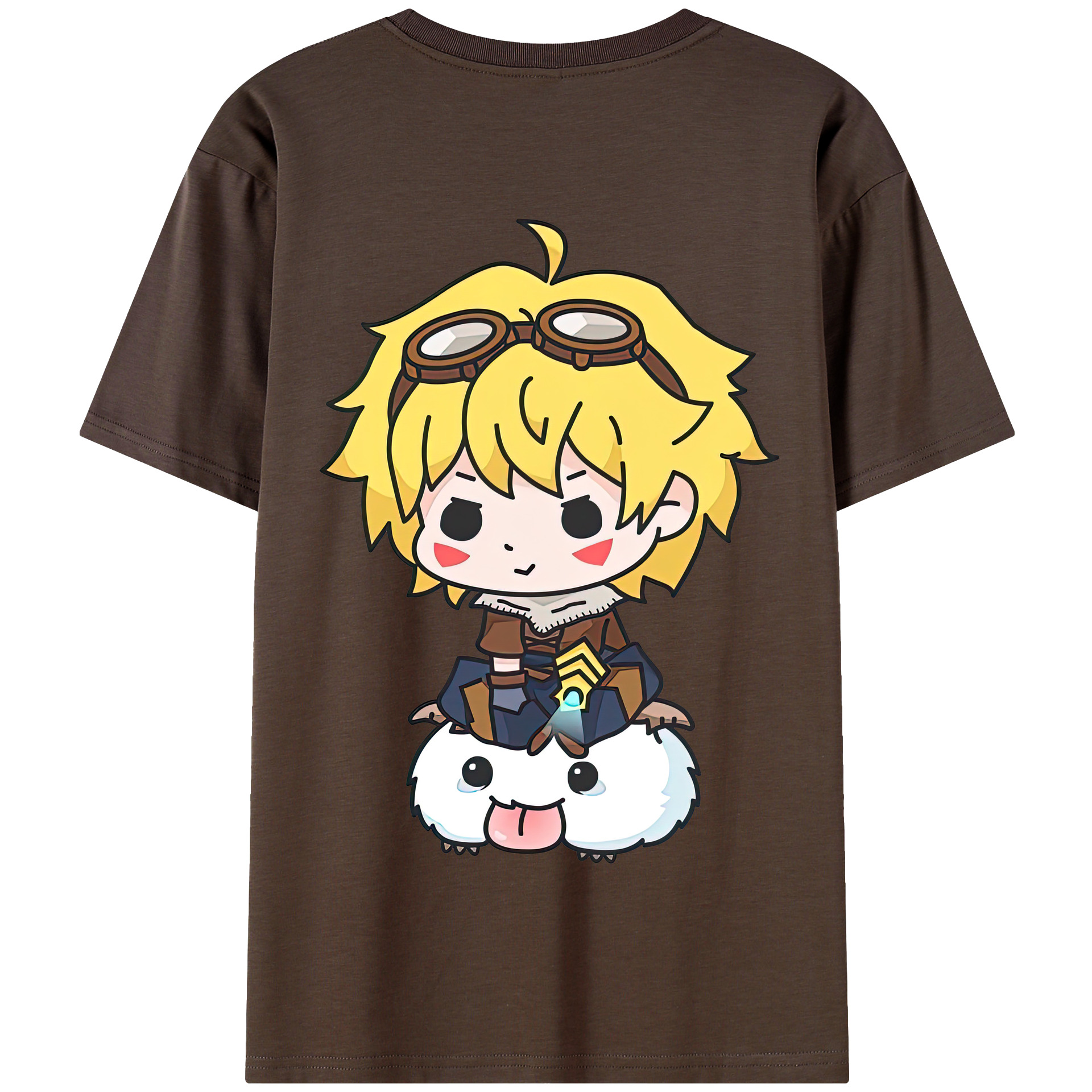 リーグ・オブ・レジェンド League of Legends LOL 綿100％半袖Tシャツ（背面プリント）