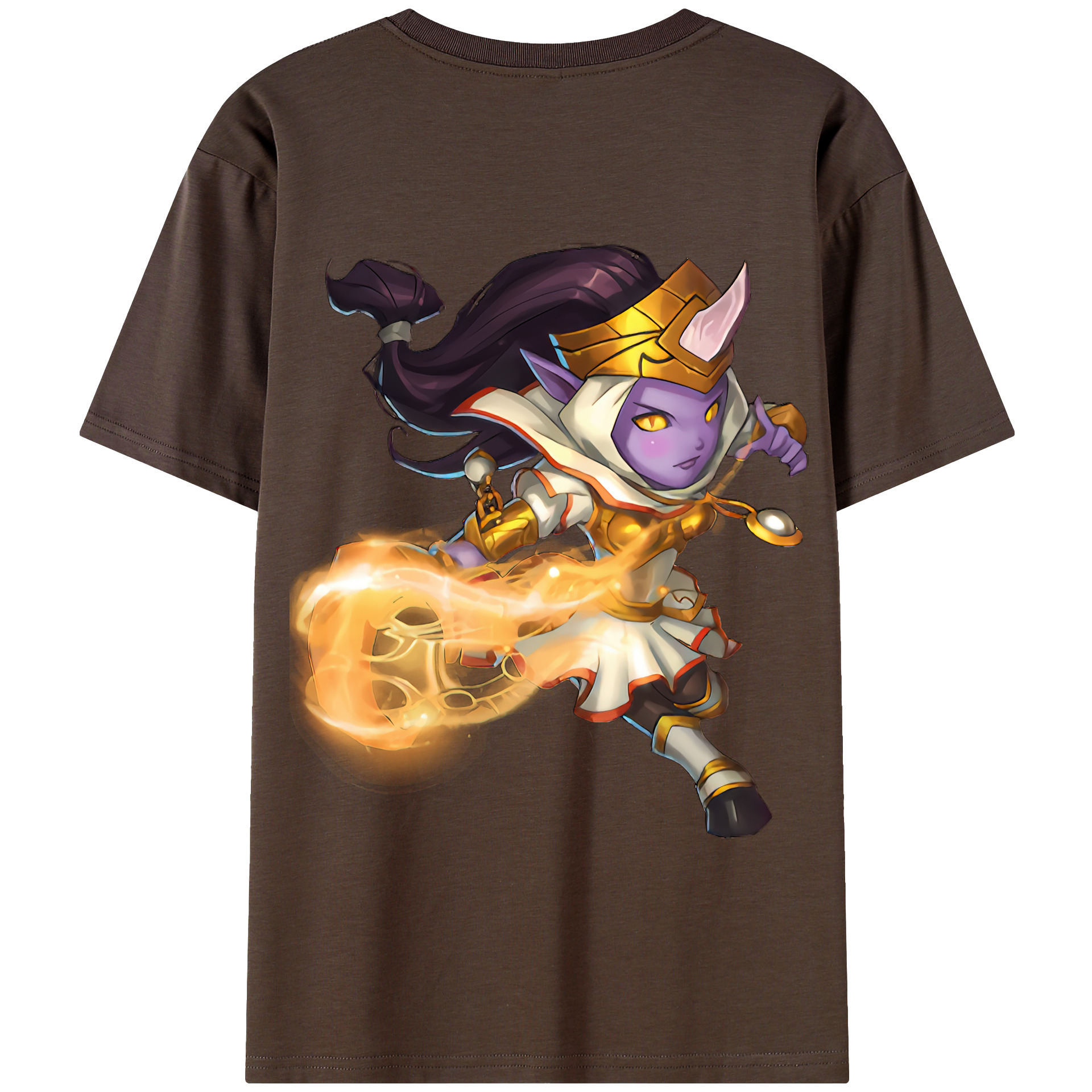 リーグ・オブ・レジェンド League of Legends LOL 綿100％半袖Tシャツ（背面プリント）