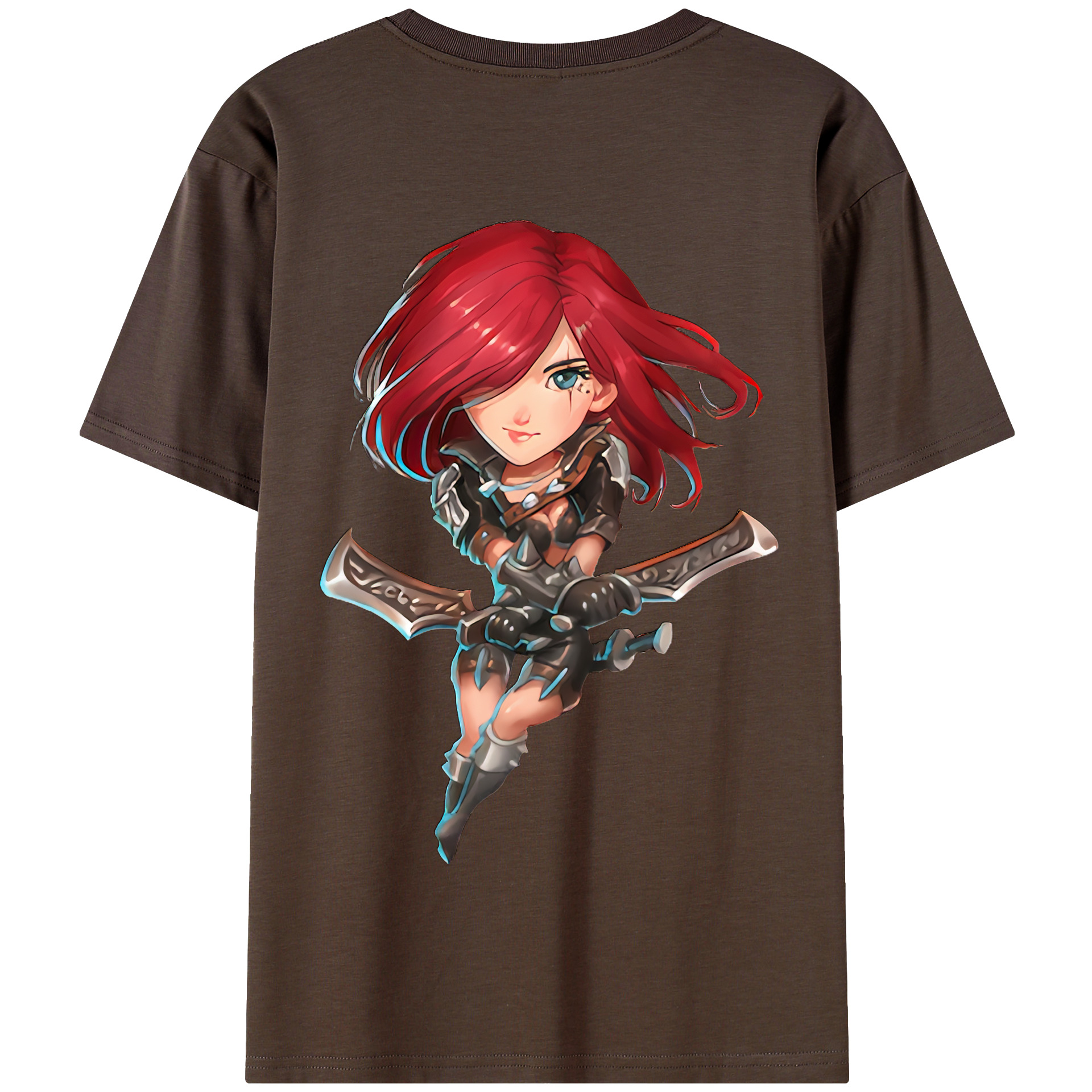 リーグ・オブ・レジェンド League of Legends LOL 綿100％半袖Tシャツ（背面プリント）