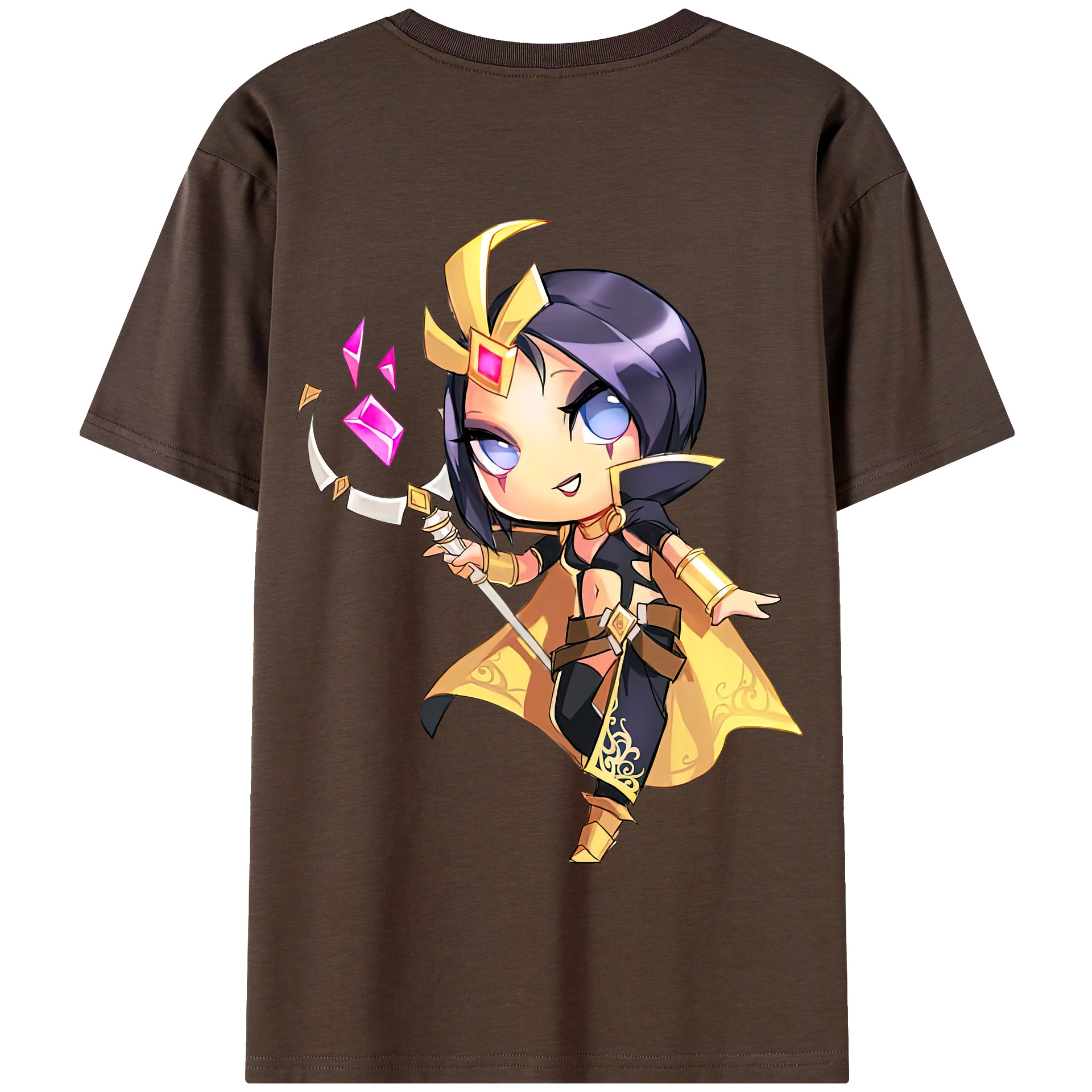 リーグ・オブ・レジェンド League of Legends LOL 綿100％半袖Tシャツ（背面プリント）