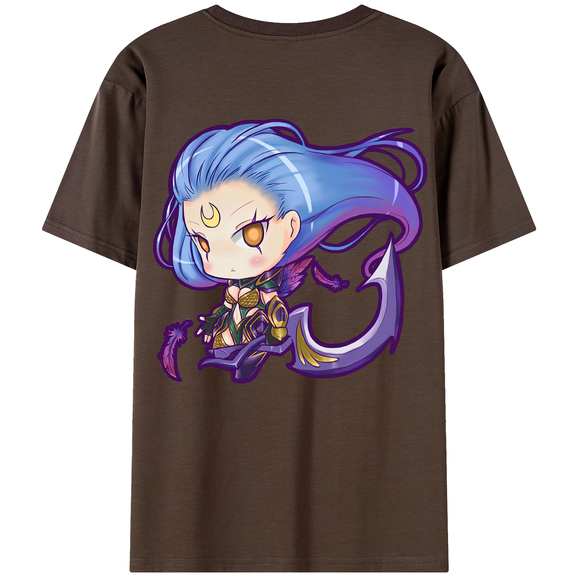 リーグ・オブ・レジェンド League of Legends LOL 綿100％半袖Tシャツ（背面プリント）