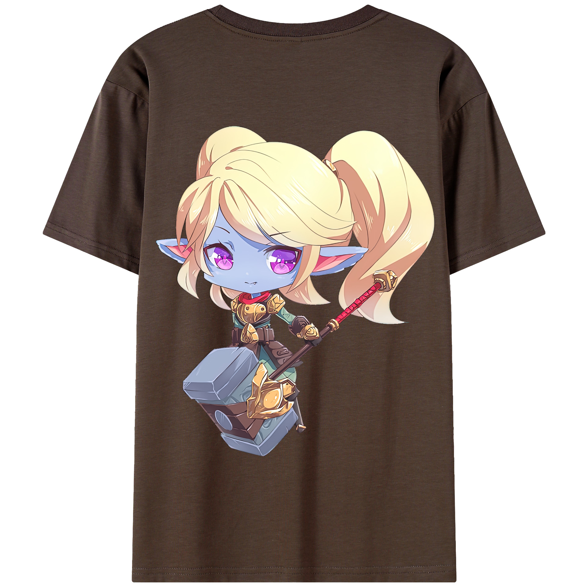 リーグ・オブ・レジェンド League of Legends LOL 綿100％半袖Tシャツ（背面プリント）