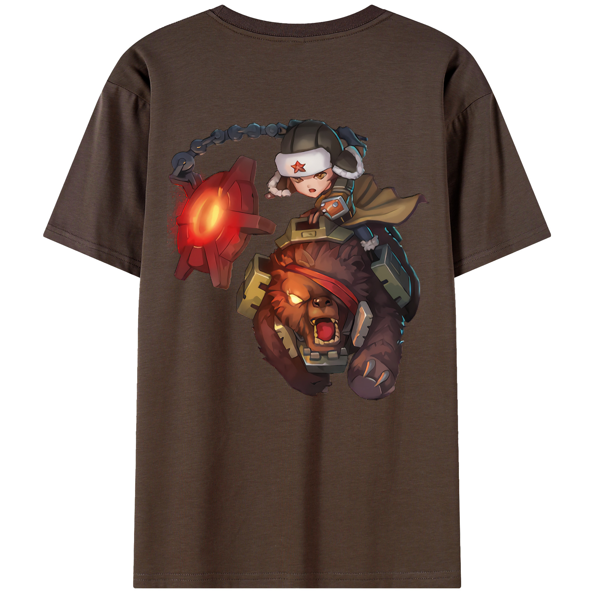 リーグ・オブ・レジェンド League of Legends LOL 綿100％半袖Tシャツ（背面プリント）